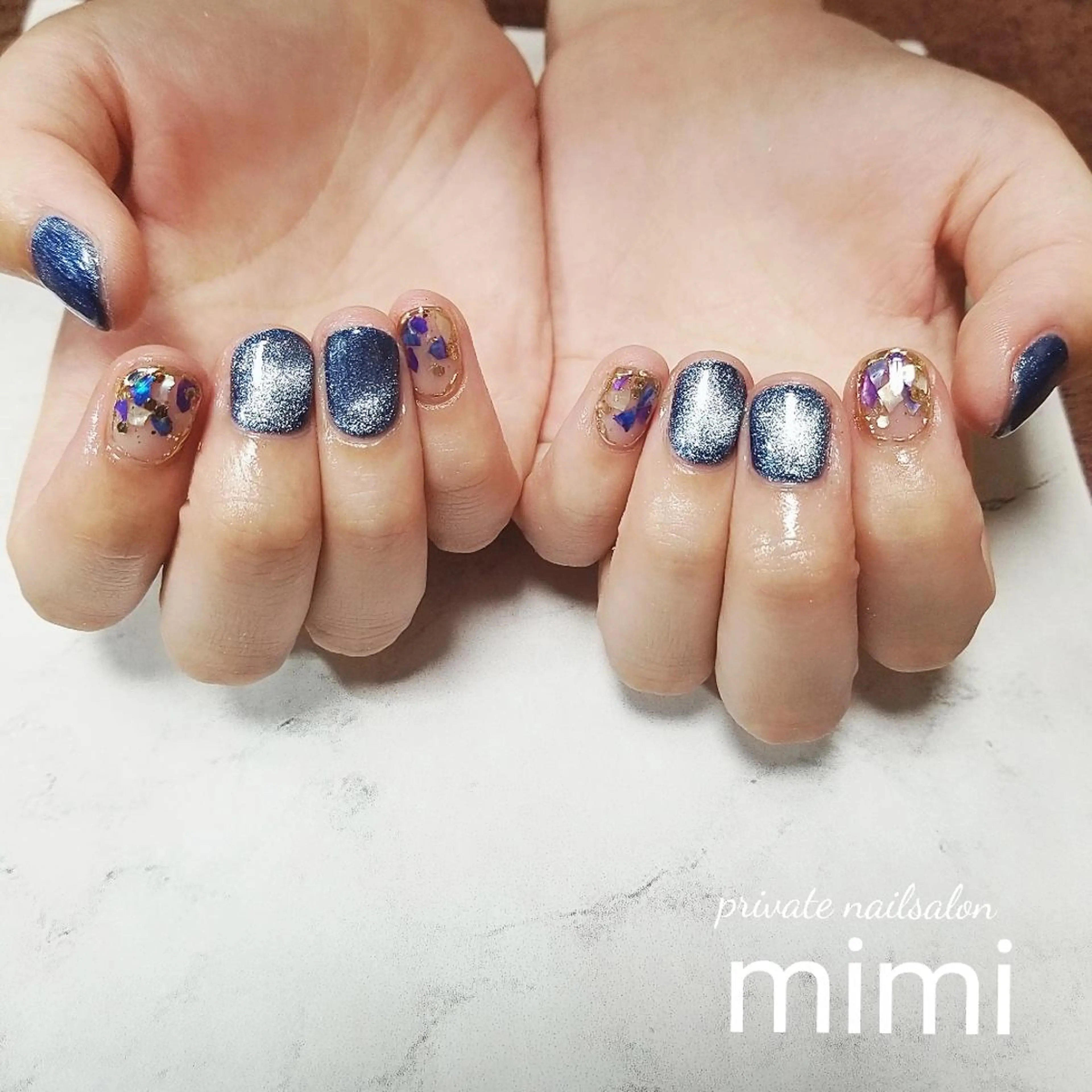 ネイル マグネットネイル 博多ネイル ｍｉｍｉのネイルデザイン