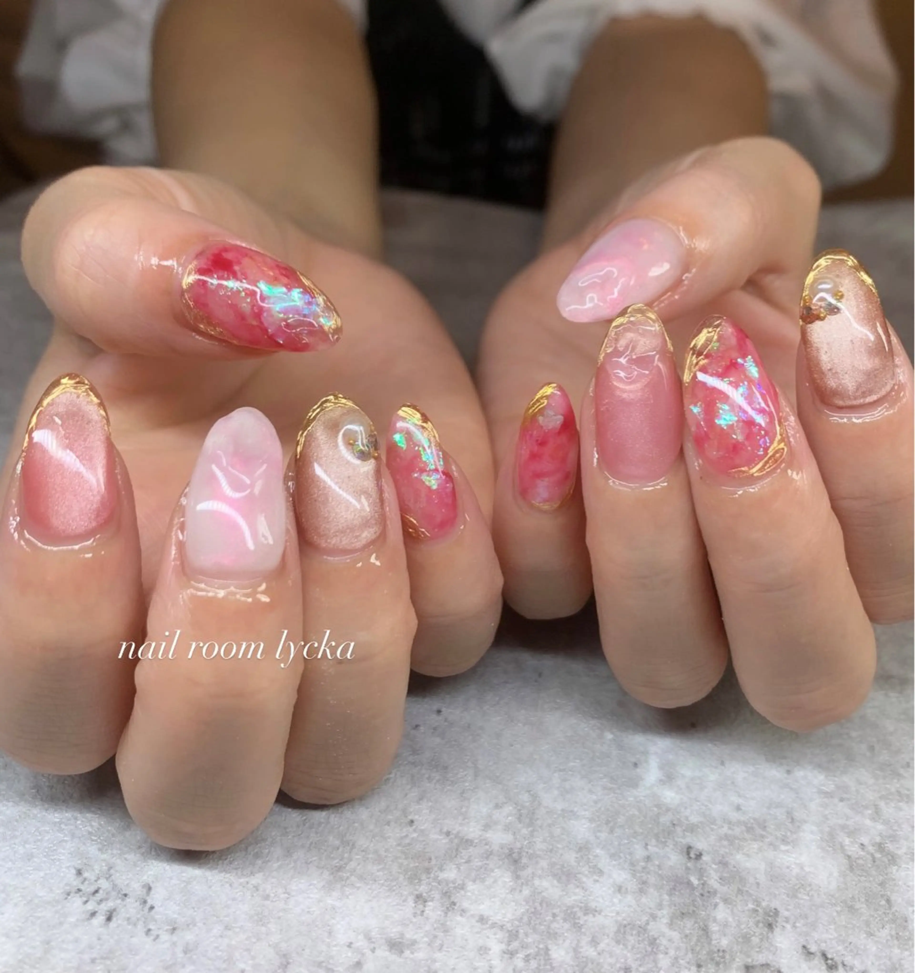 ネイル ﾈｲﾙﾙｰﾑﾘｯｶ 𝐦𝐚𝐲𝐮のネイルデザイン