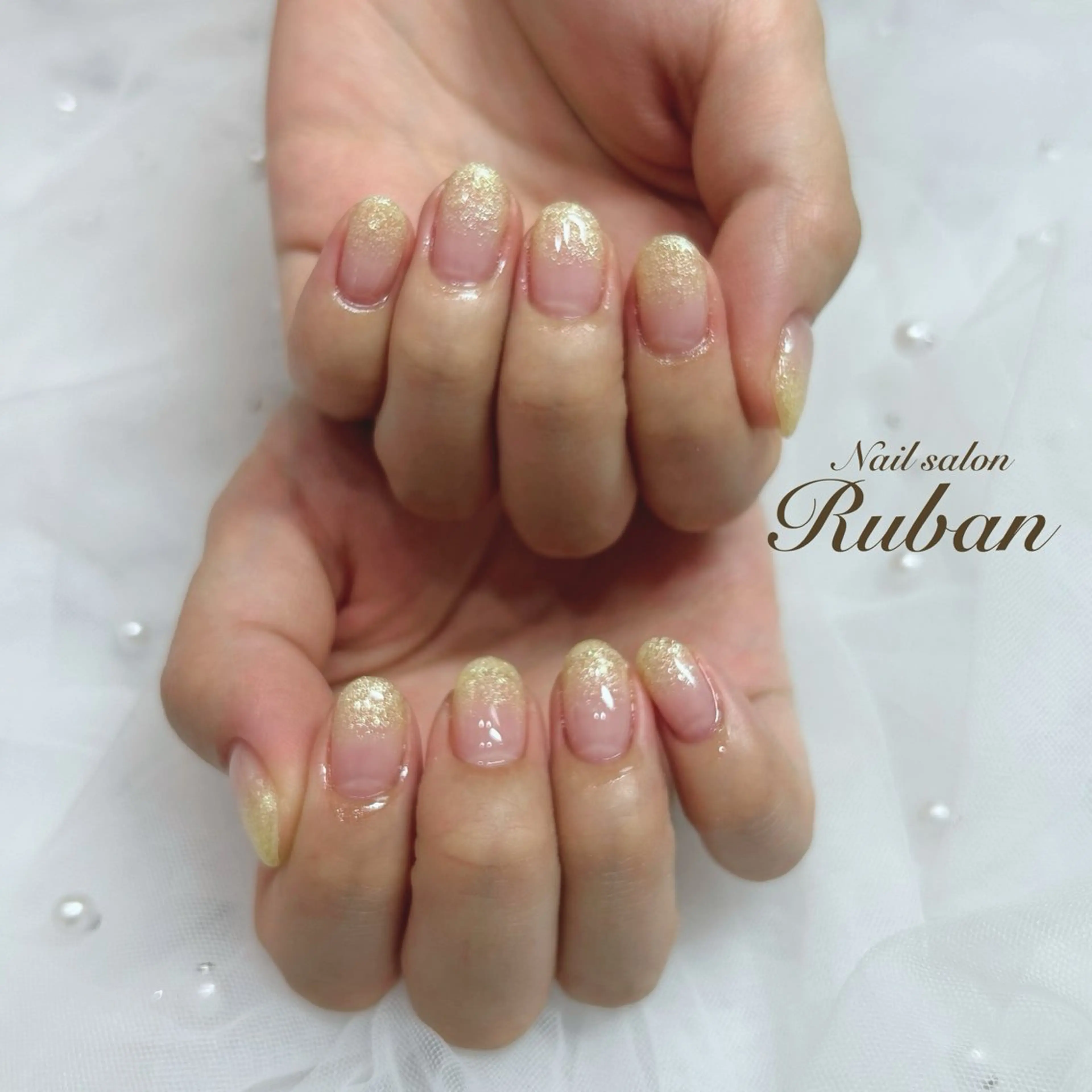 ネイル グラデーション ラメ(グリッター) ラメグラデーション Nail salon Ruban所属・Nail salon Rubanのネイルデザイン