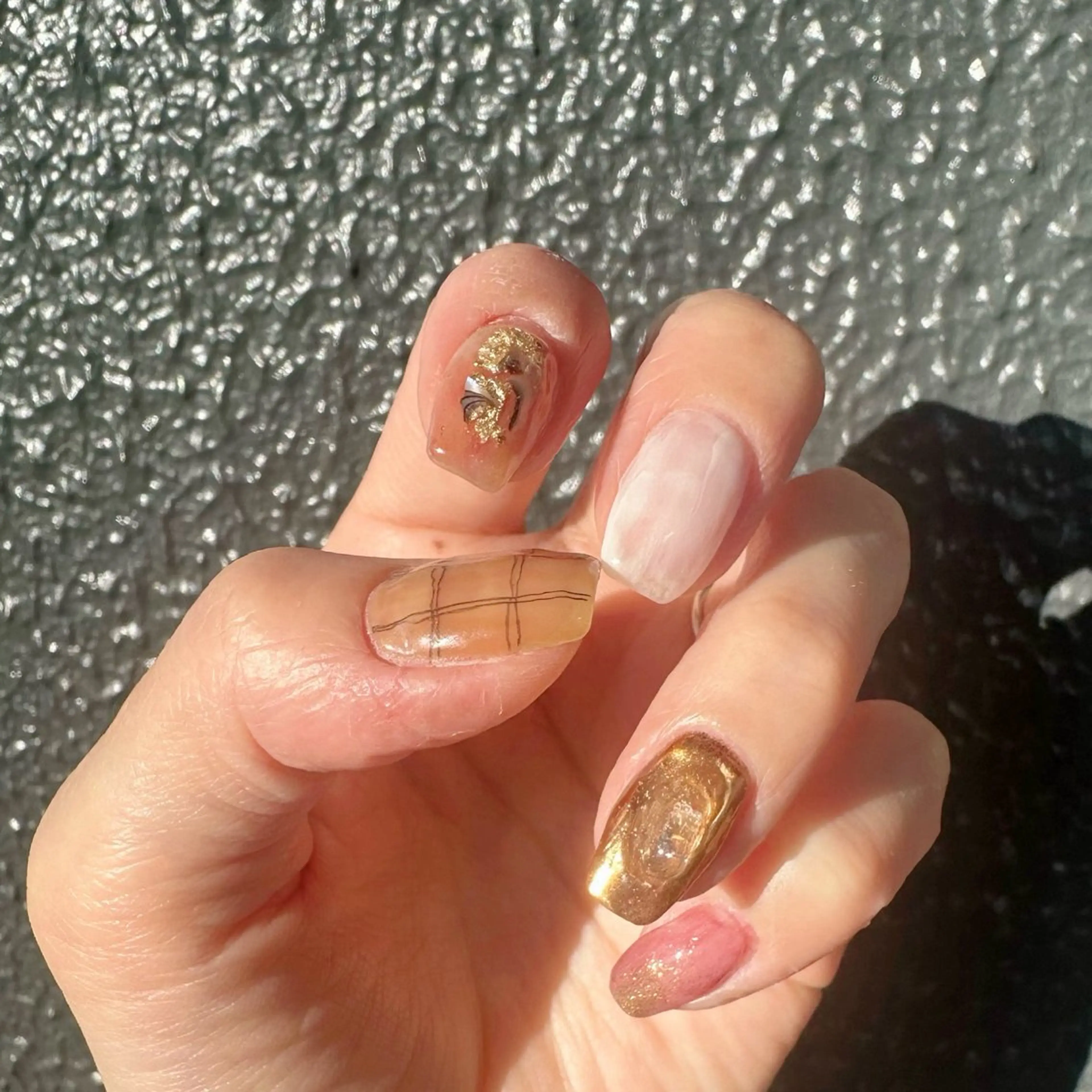 ネイル クリアネイル 氷ネイル・うるうるネイル 韓国ネイル ニュアンスネイル 🪞KAPE NAIL 🪞のネイルデザイン