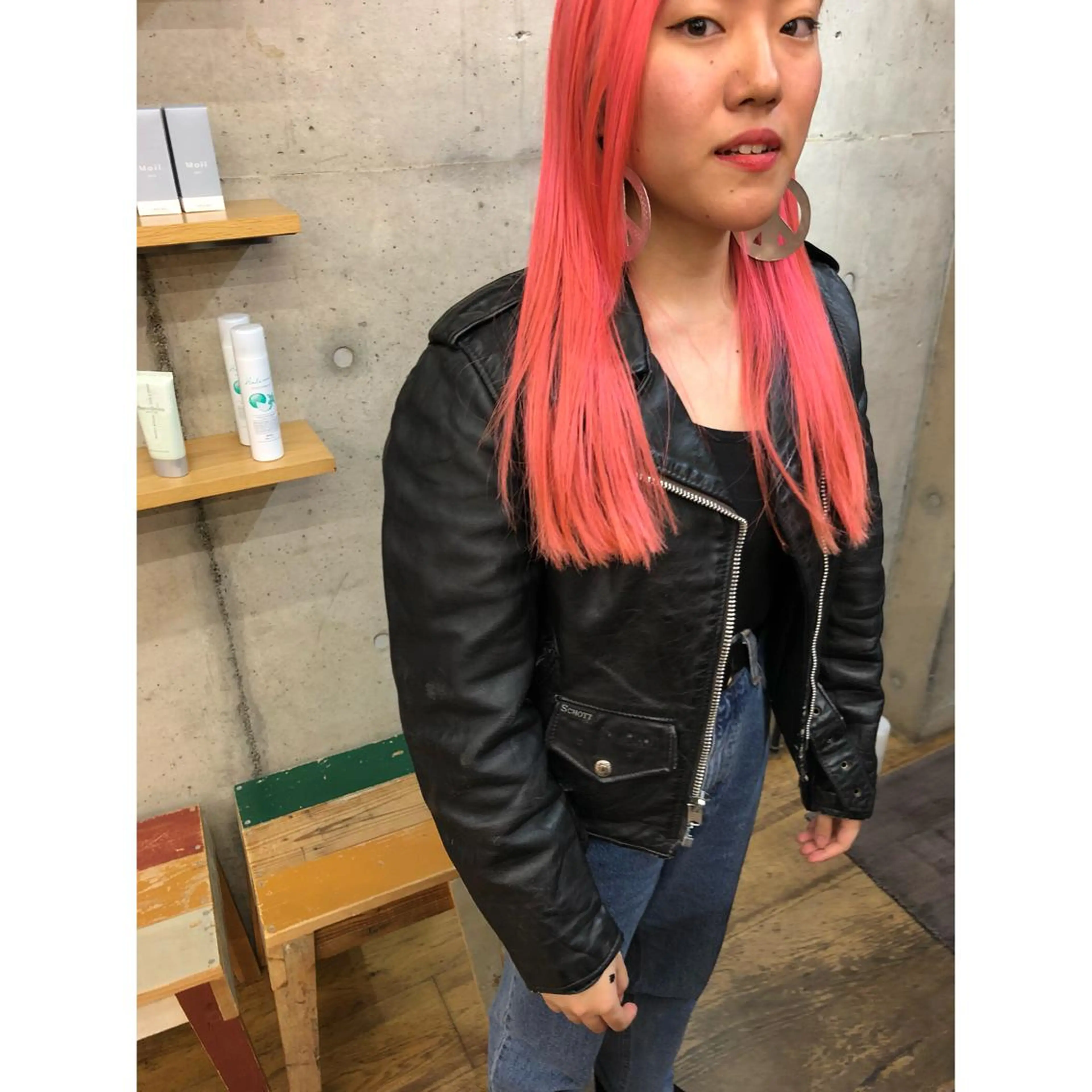 セミロング カラー ピンクカラー カット ヘアカラー トリートメント ヘアセット センスをお届けします 大谷将生infpのヘアスタイル