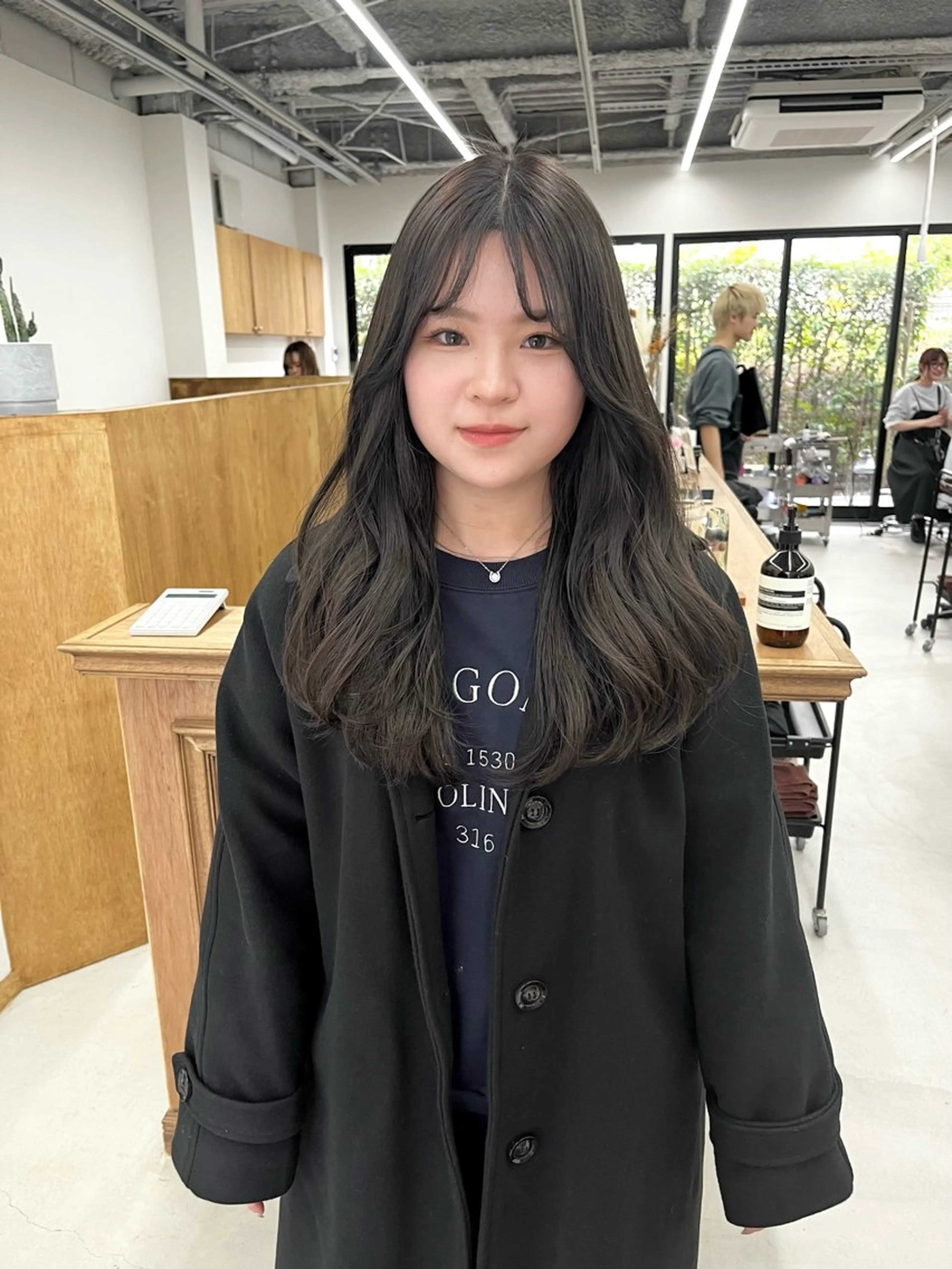 ロング カラー ヘアアレンジ ブリーチ ブリーチなしカラー カット ヘアカラー ena/ブリーチなし 透明感・レイヤー🎀のヘアスタイル
