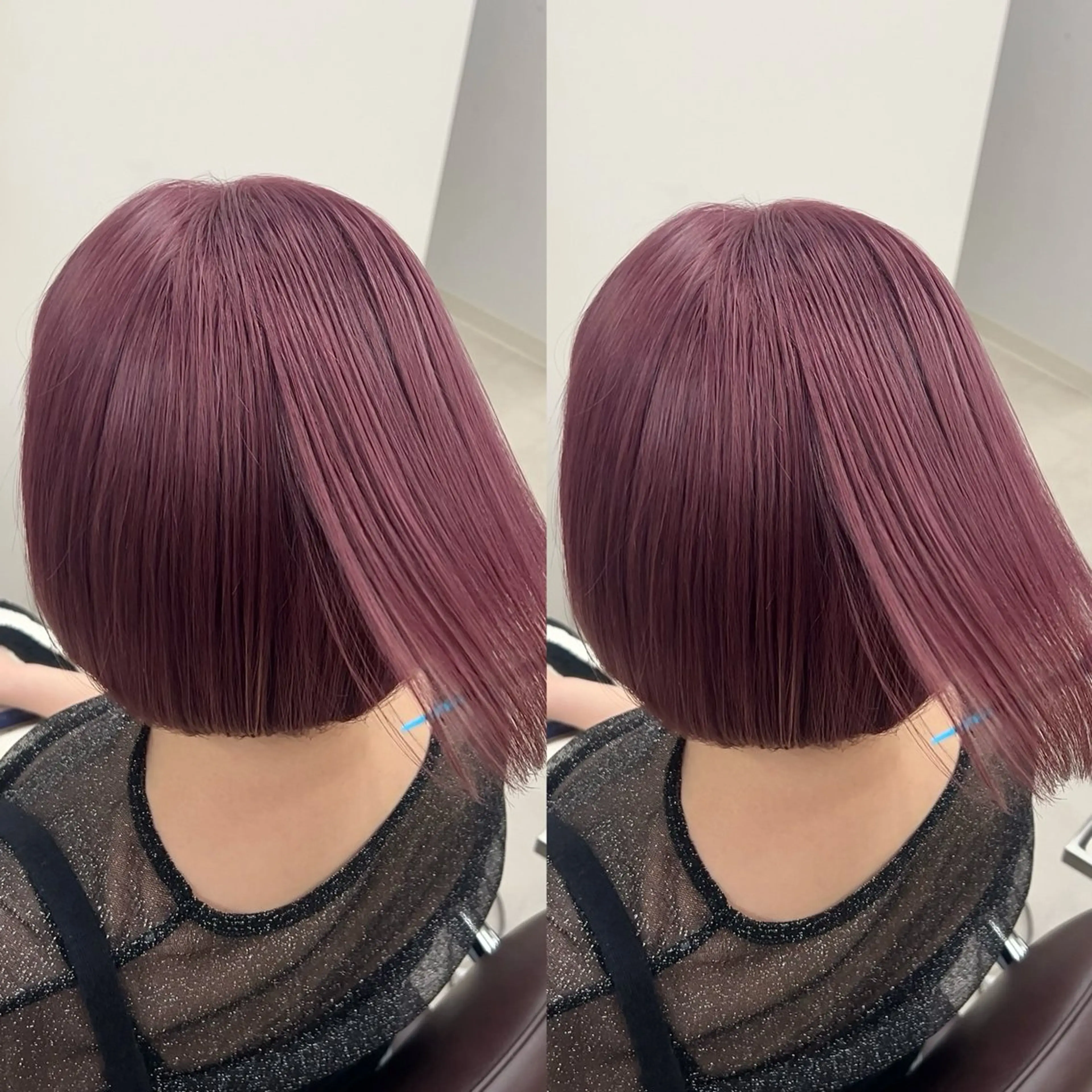 ショート カラー パーマ キッズ ブリーチ 透明感カラー オレンジ ピンクカラー レッドカラー ヘアカラー 盛れる艶カラー× レイヤーカット/咲来のヘアスタイル