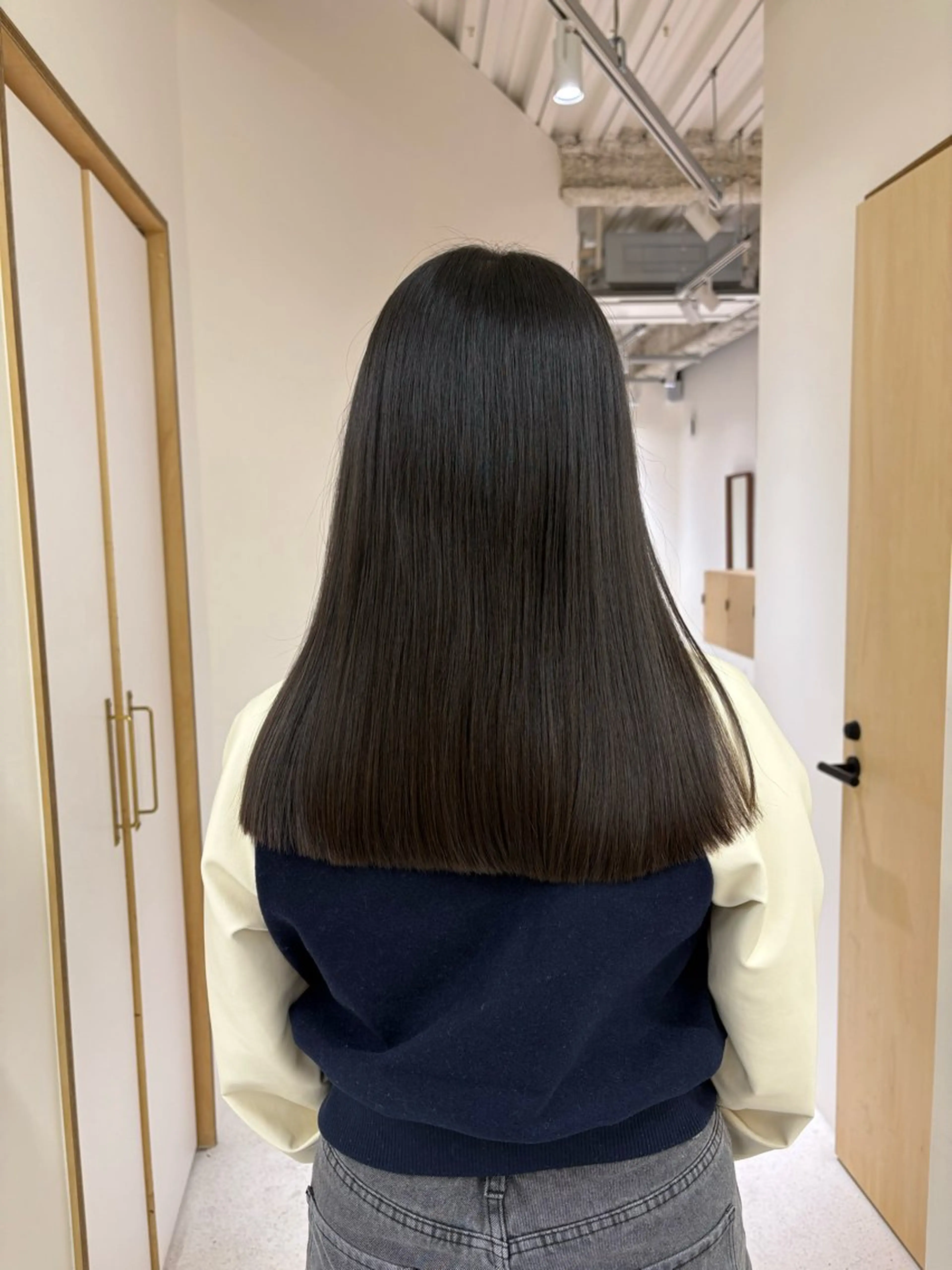 ロング 田中 樹奈のヘアスタイル