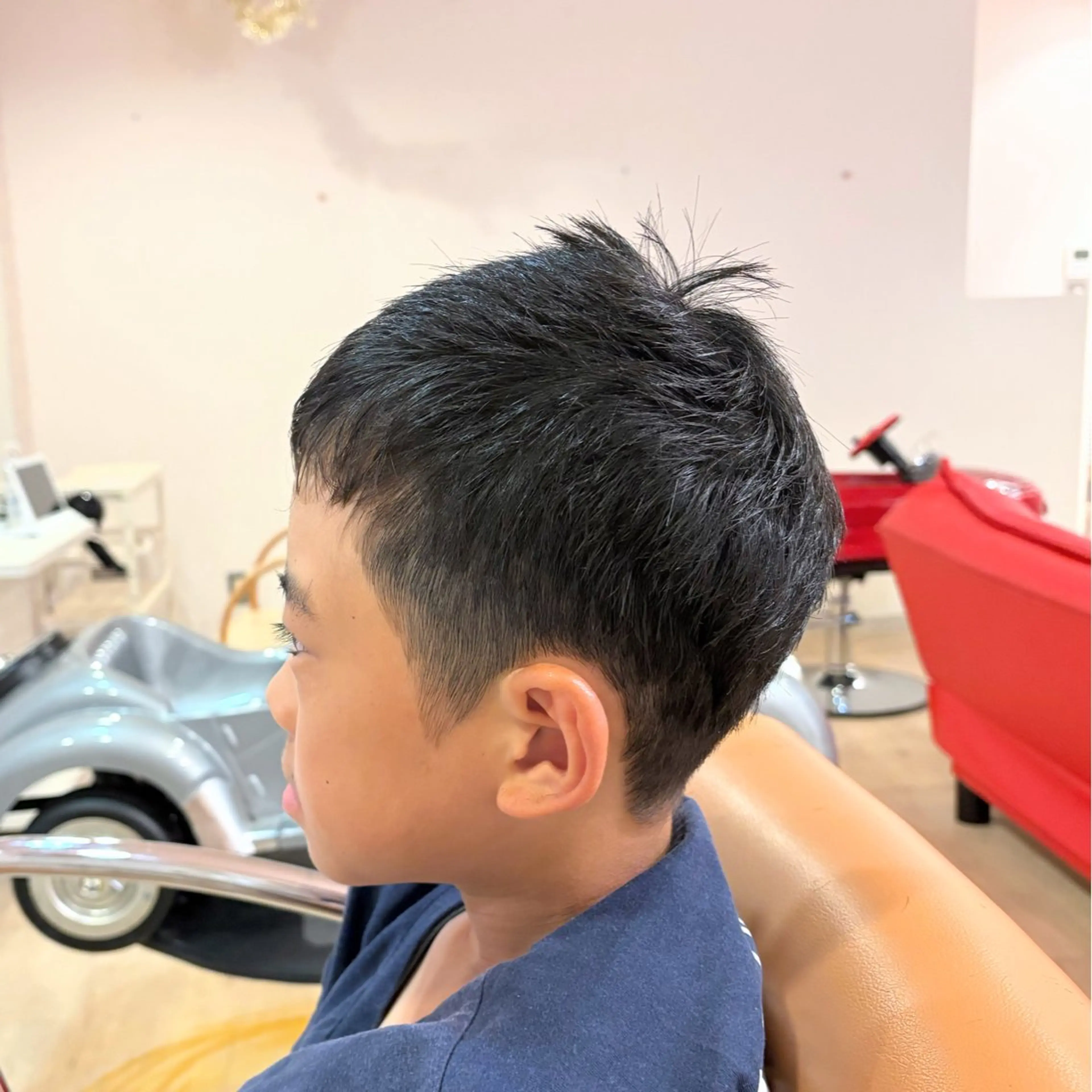 メンズ カット U24✨️0円モデル 🎀藤村音寧🎀のヘアスタイル