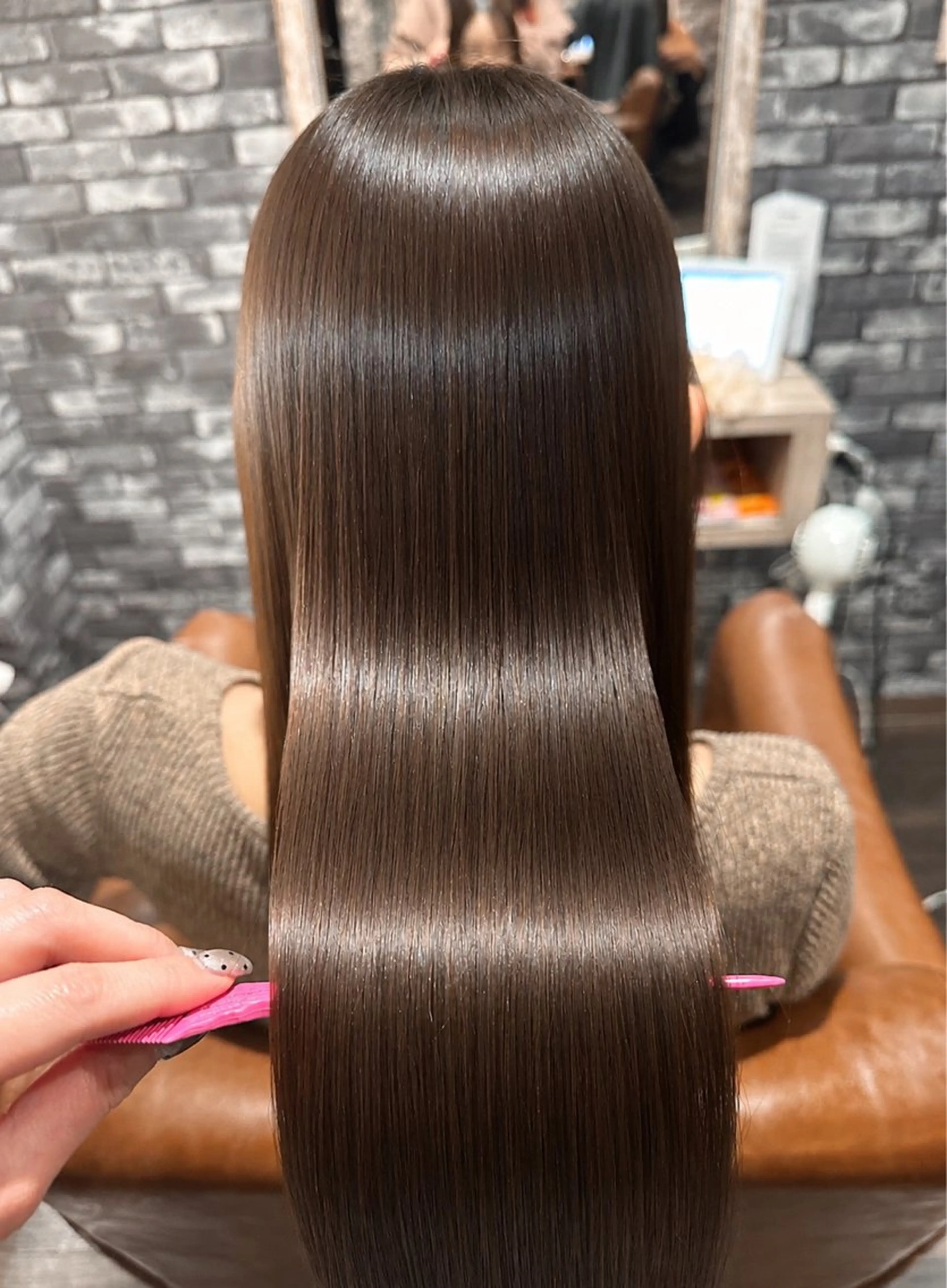 ミディアム カラー ヘアカラー 縮毛矯正 トリートメント 🎀推し活ヘアー🎀 Yuuna🐰💖のヘアスタイル