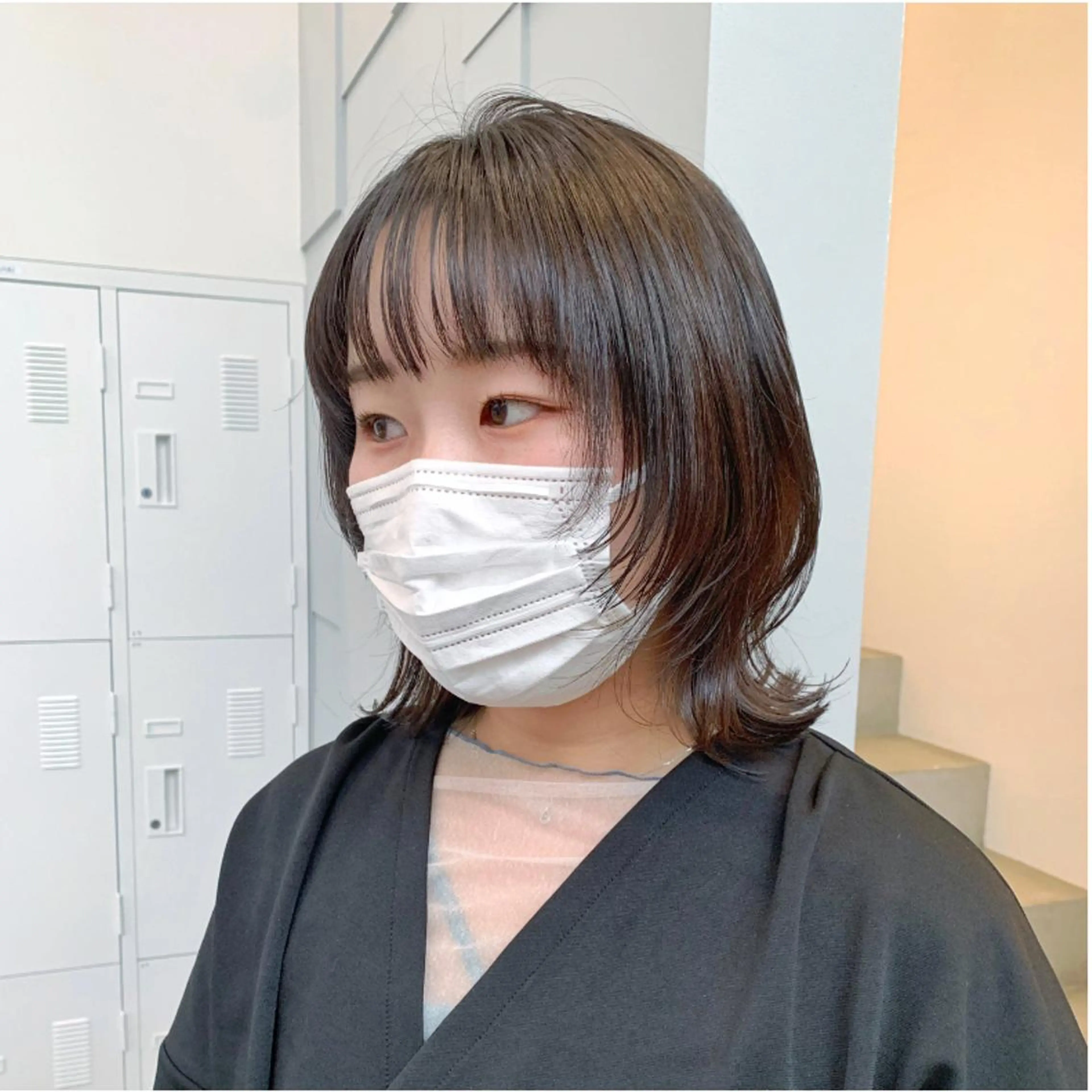 ミディアム カット ヘアカラー aoi /パーマ /まるみショートのヘアスタイル