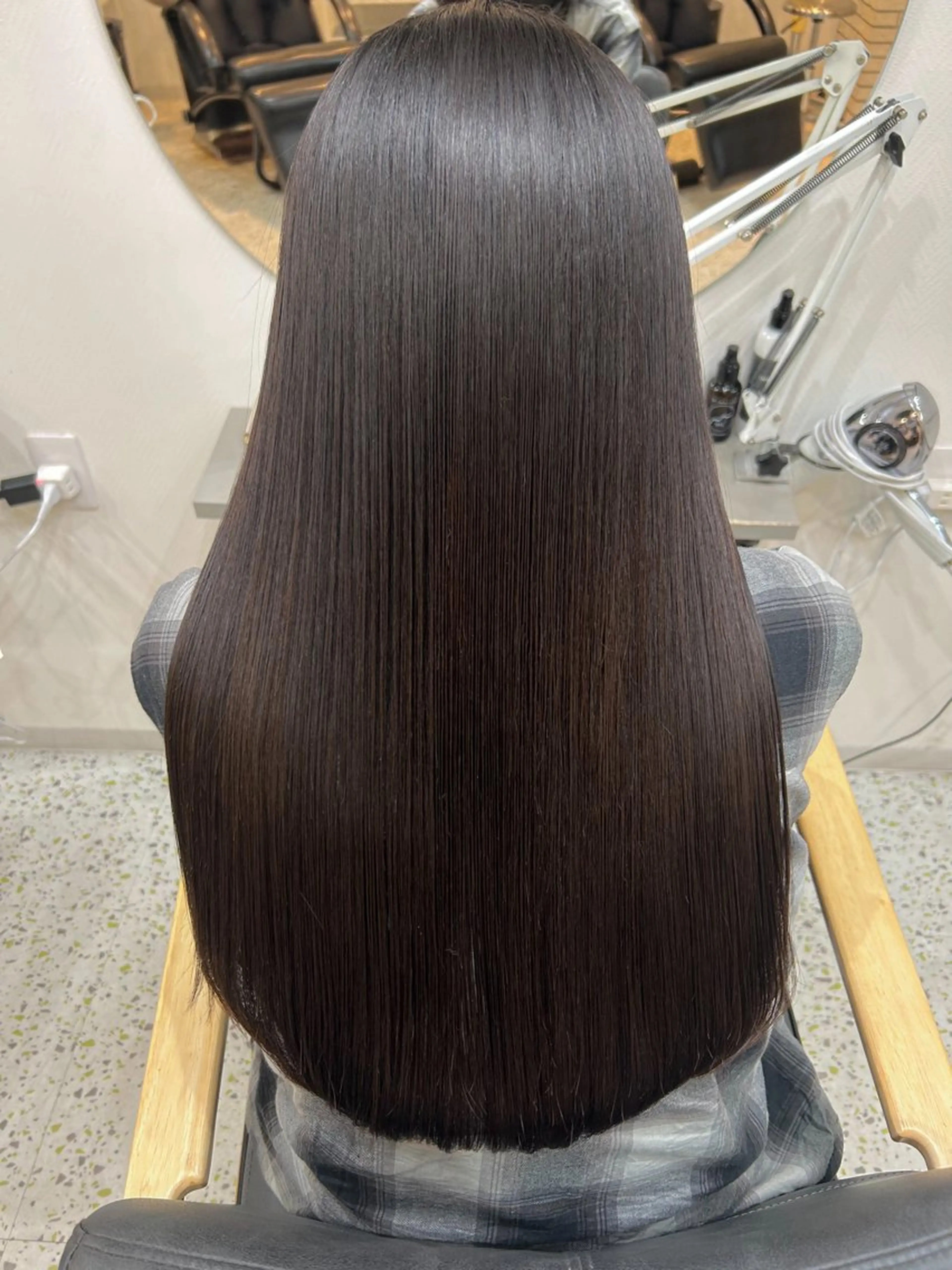 ロング 透明感カラー 莉々子のヘアスタイル