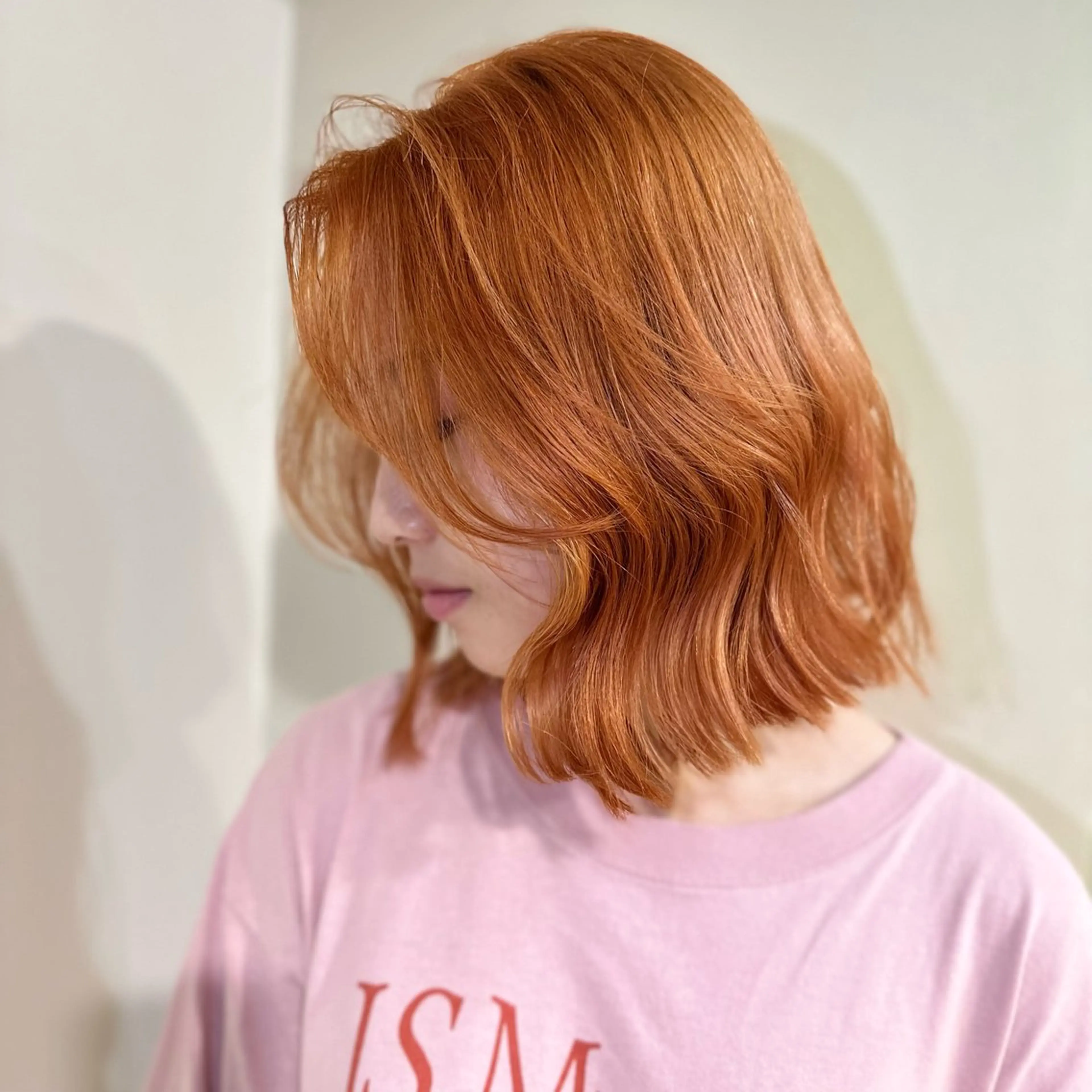 ミディアム カラー ヘアカラー ブリーチなしベージュ カラー✨Takeのヘアスタイル