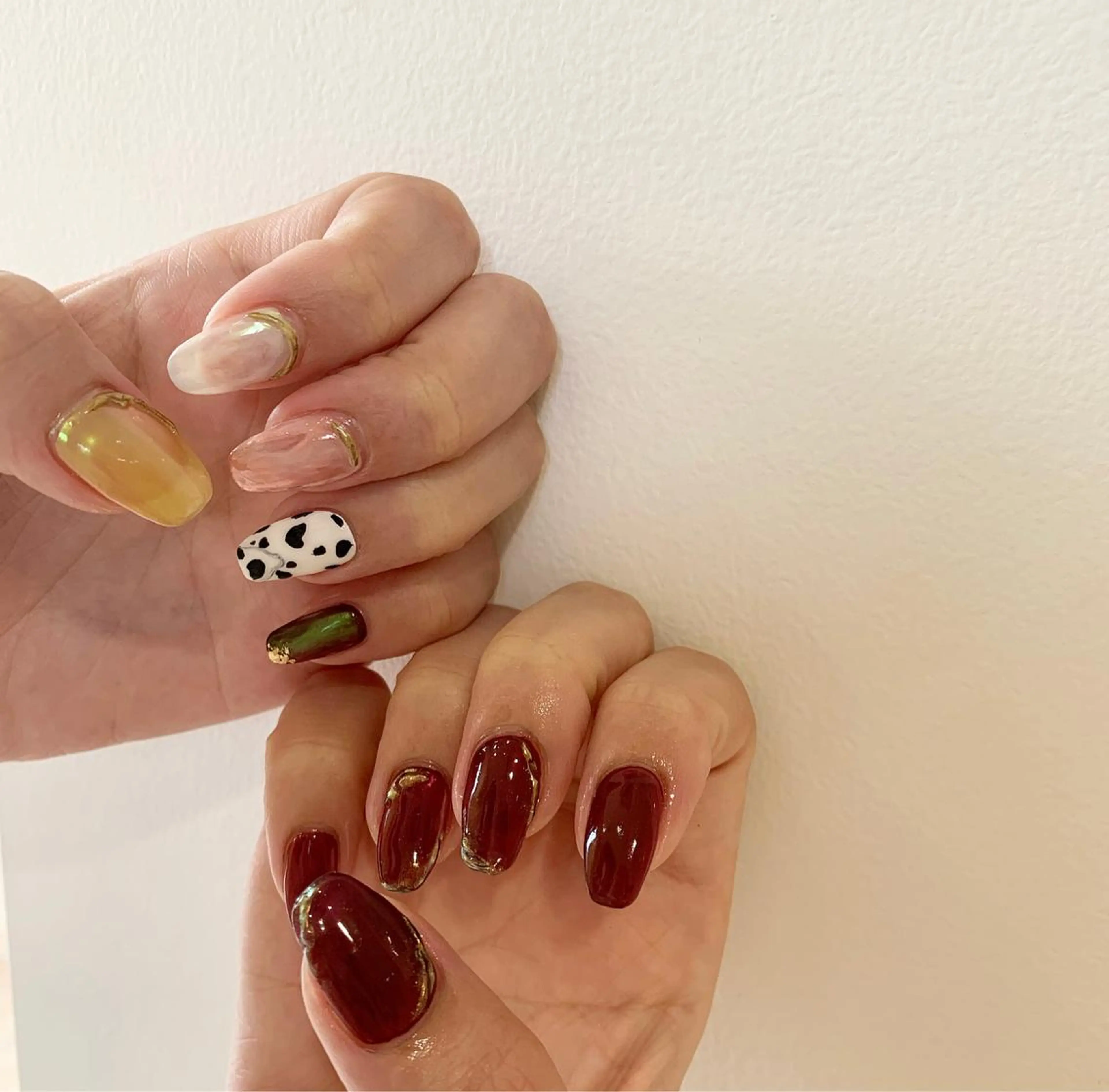 ネイル 持ち込み ハンドネイル 佐藤 穂乃香のネイルデザイン