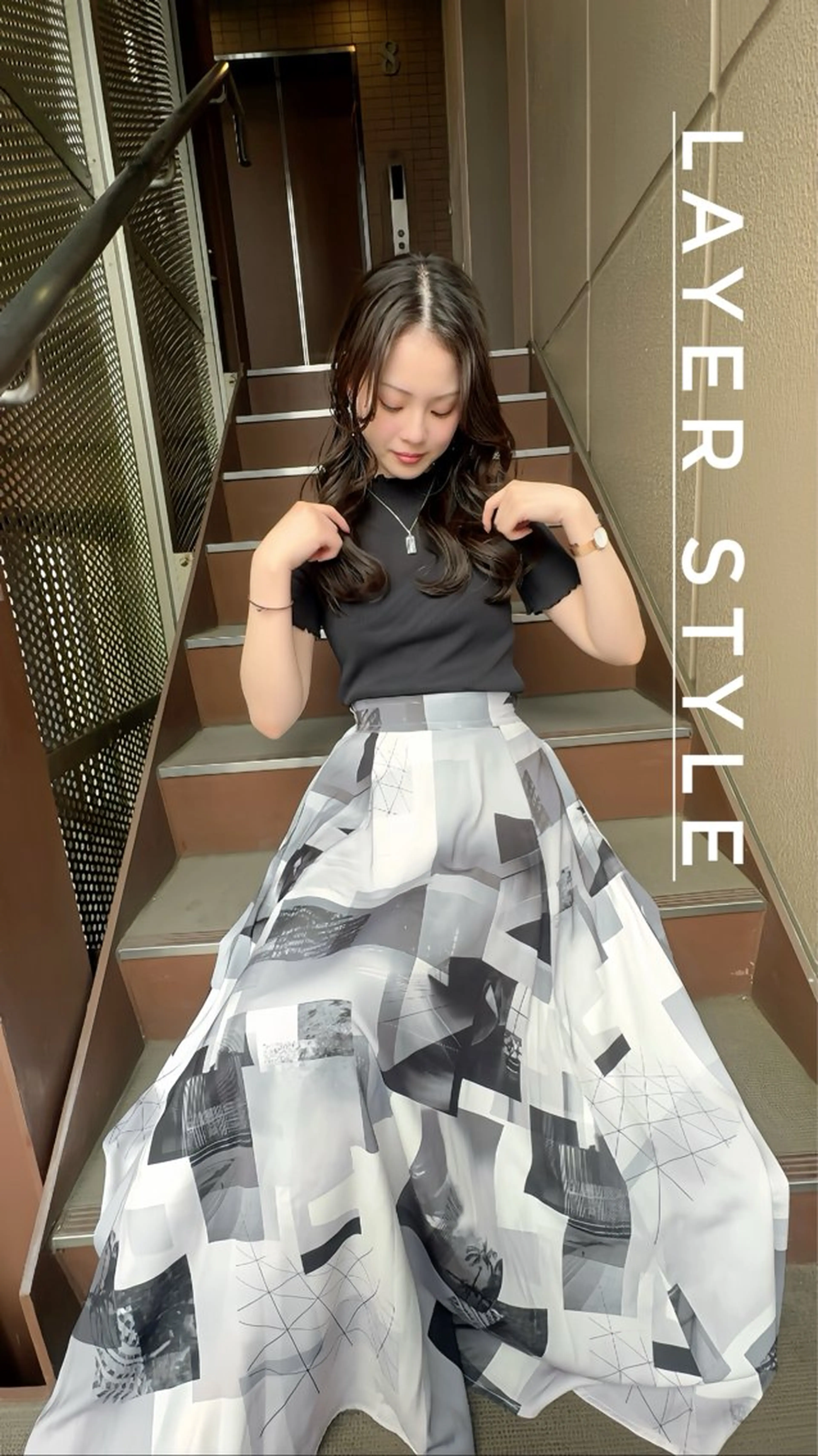 ロング 平 一裕のヘアスタイル