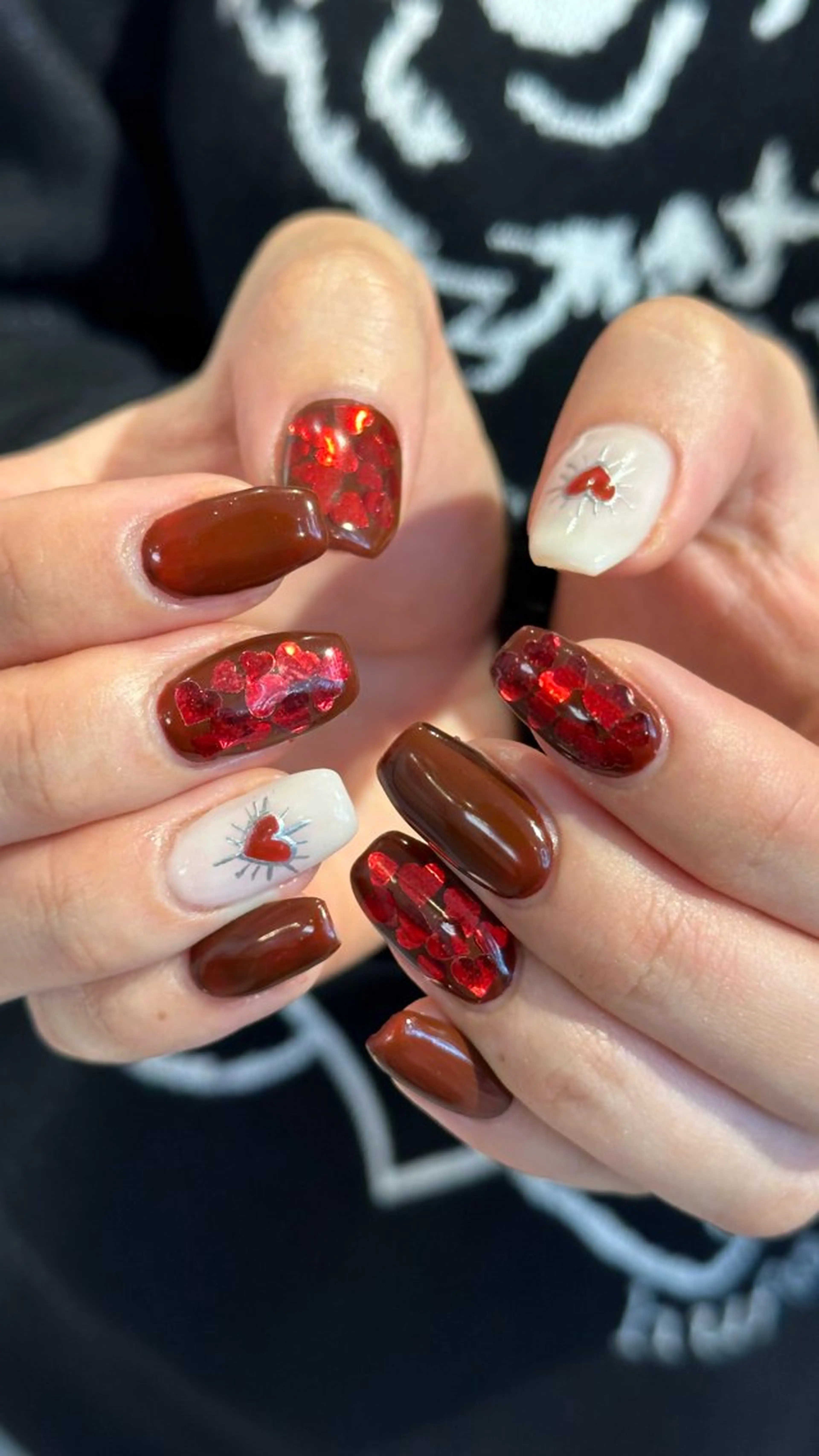 ネイル ハート ハンドネイル 韓国ヘアメンズ・レデ ィース特化ミクのヘアスタイル