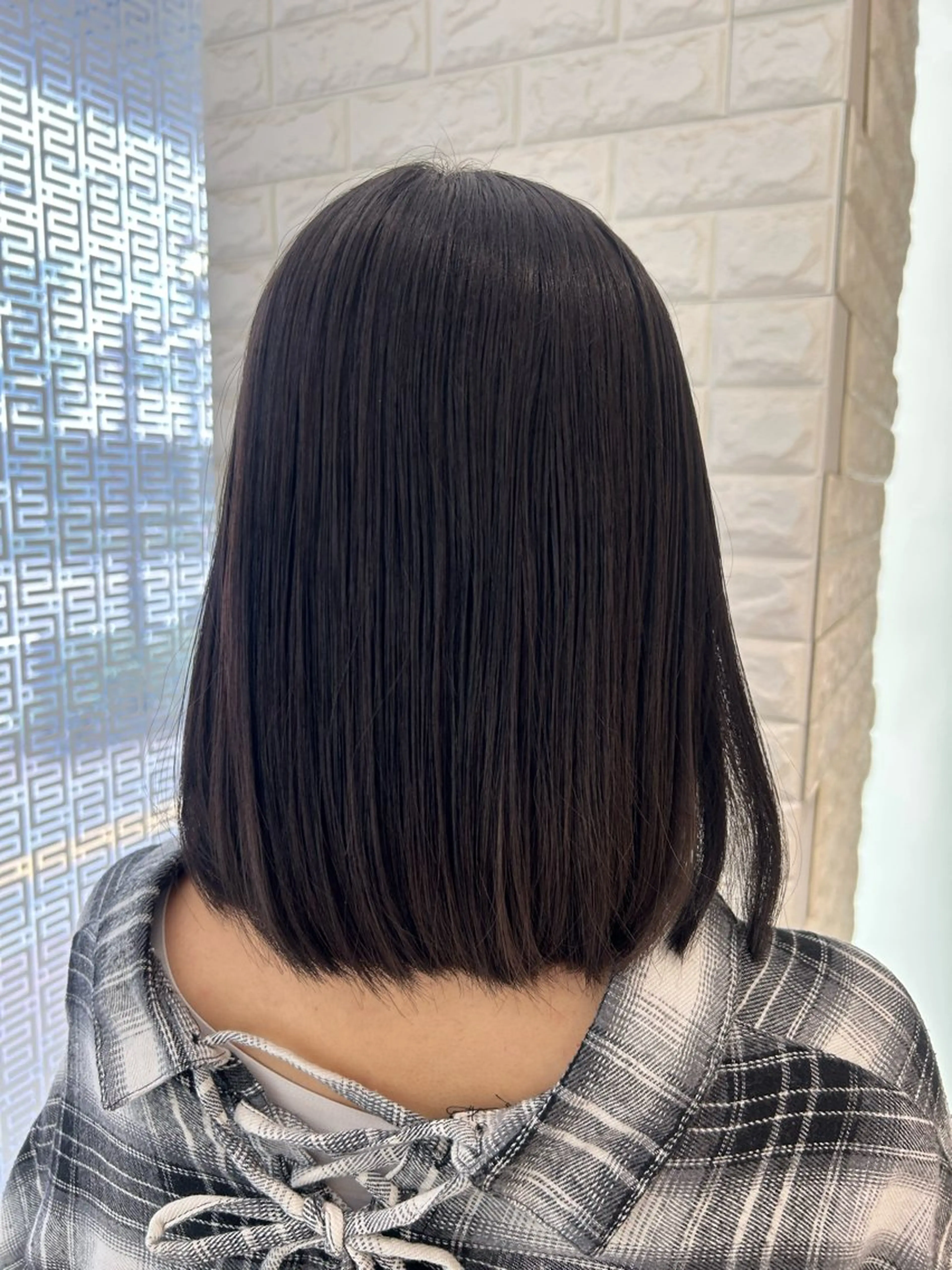ミディアム カラー ヘアカラー トリートメント 隈園 菜々美のヘアスタイル