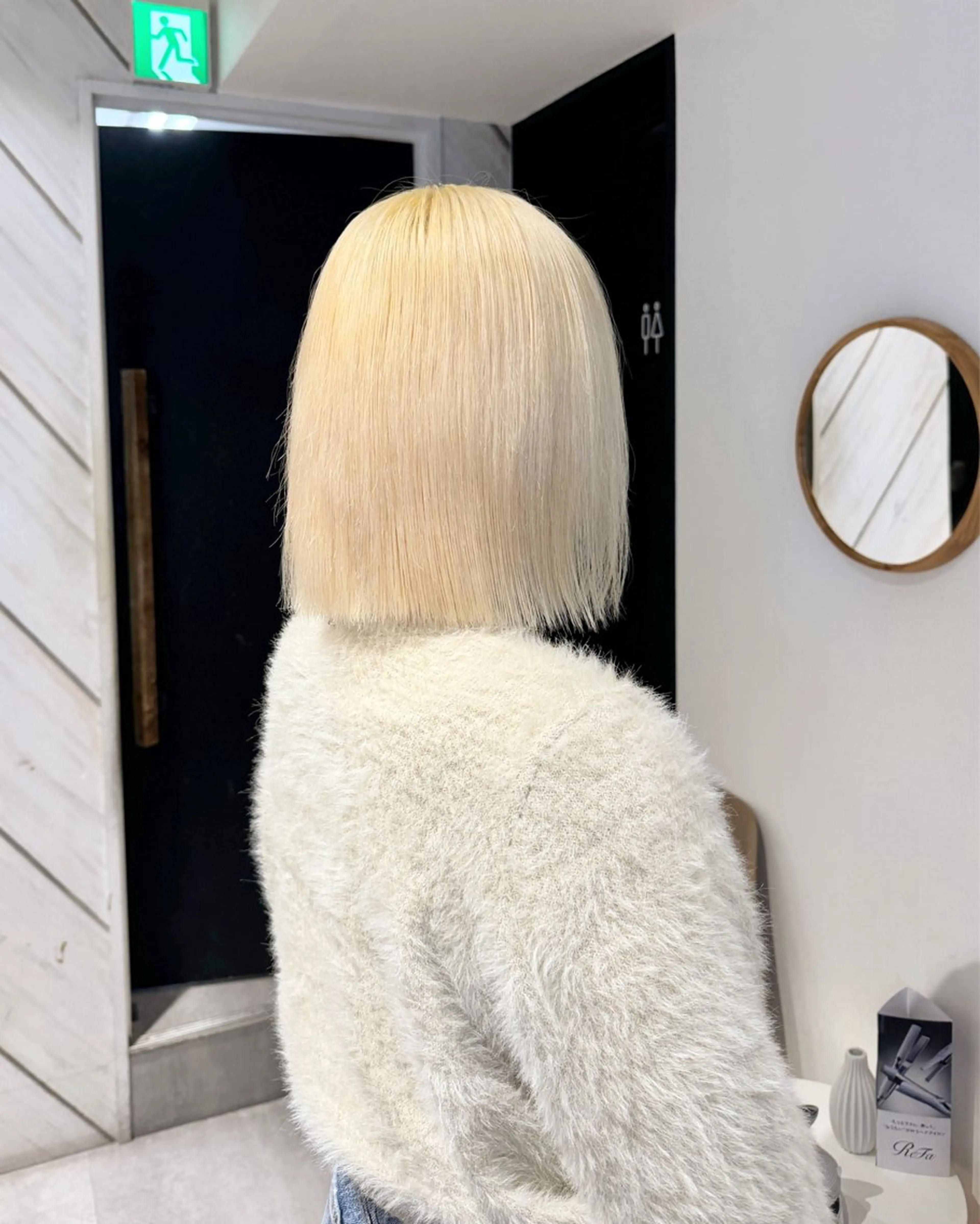 【とにかくハイトーンにしたい方💡】ハイブリーチ(ブリーチ2回)＋イルミナカラー ¥16,500の写真