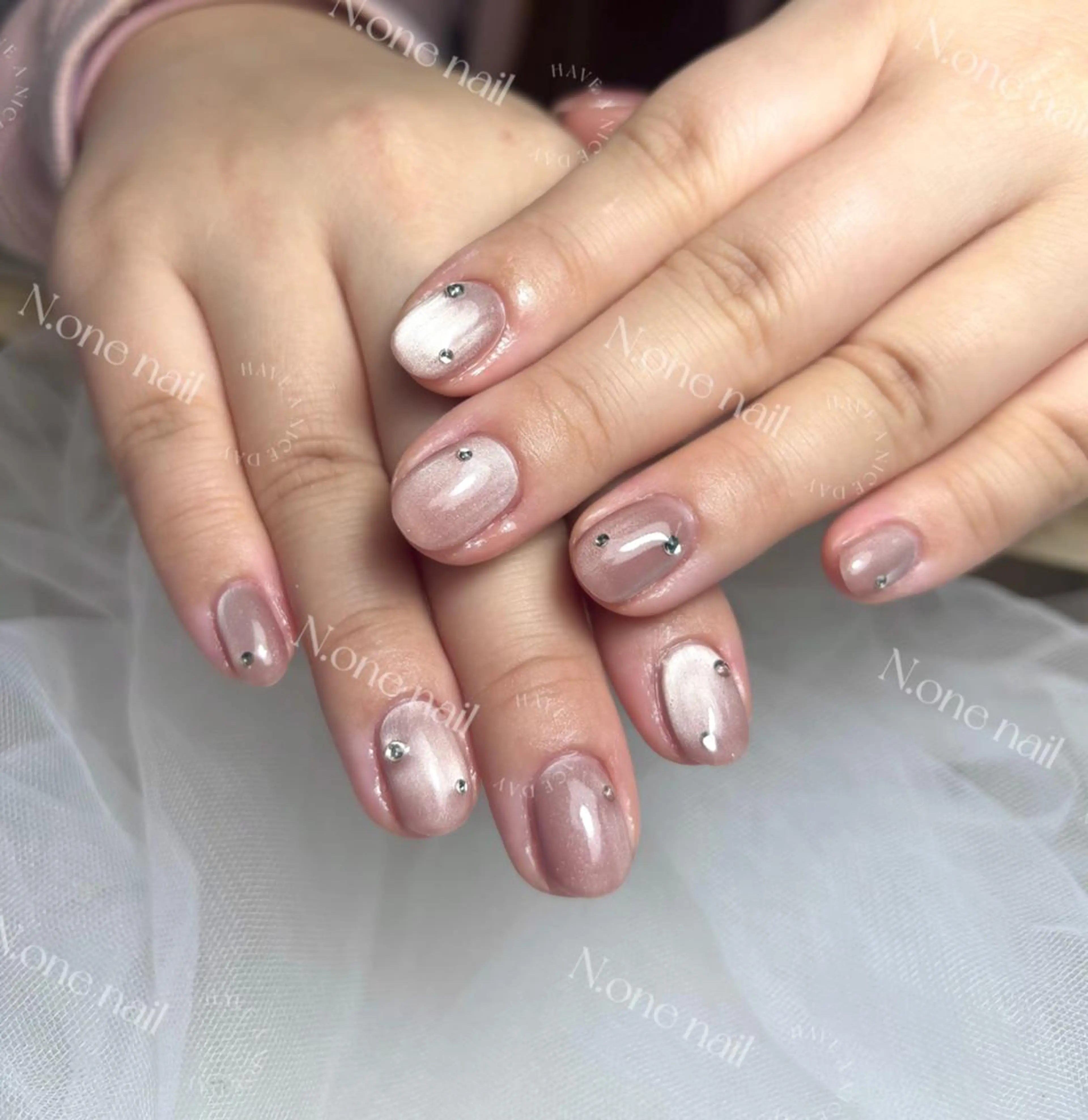 ネイル 長いだし/スカルプ/ パラシェルN.oneのネイルデザイン
