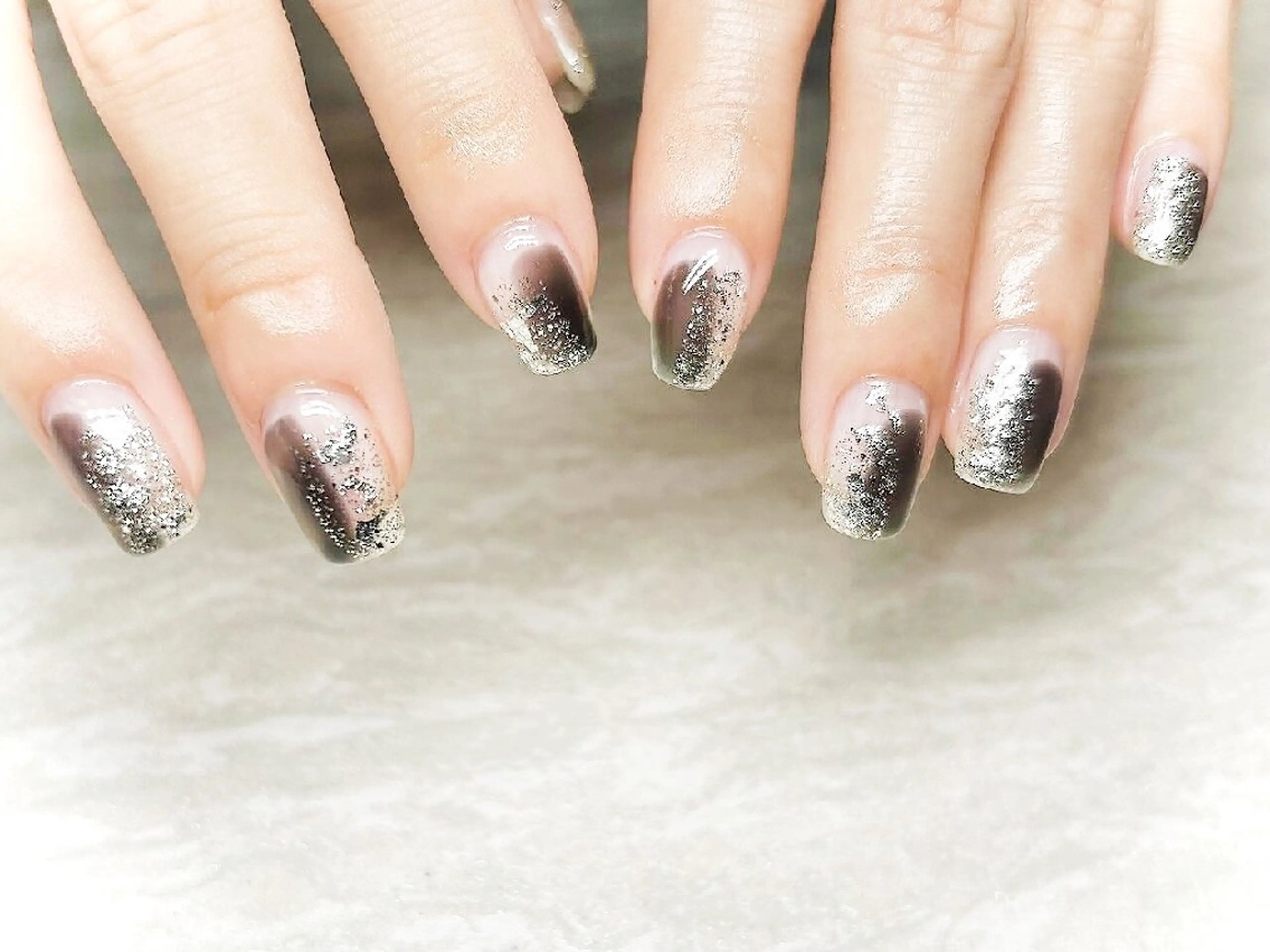 ネイル アートネイル クリアネイル 入学式 卒業式 韓国ネイル ハンドネイル JULIE NAILのネイルデザイン