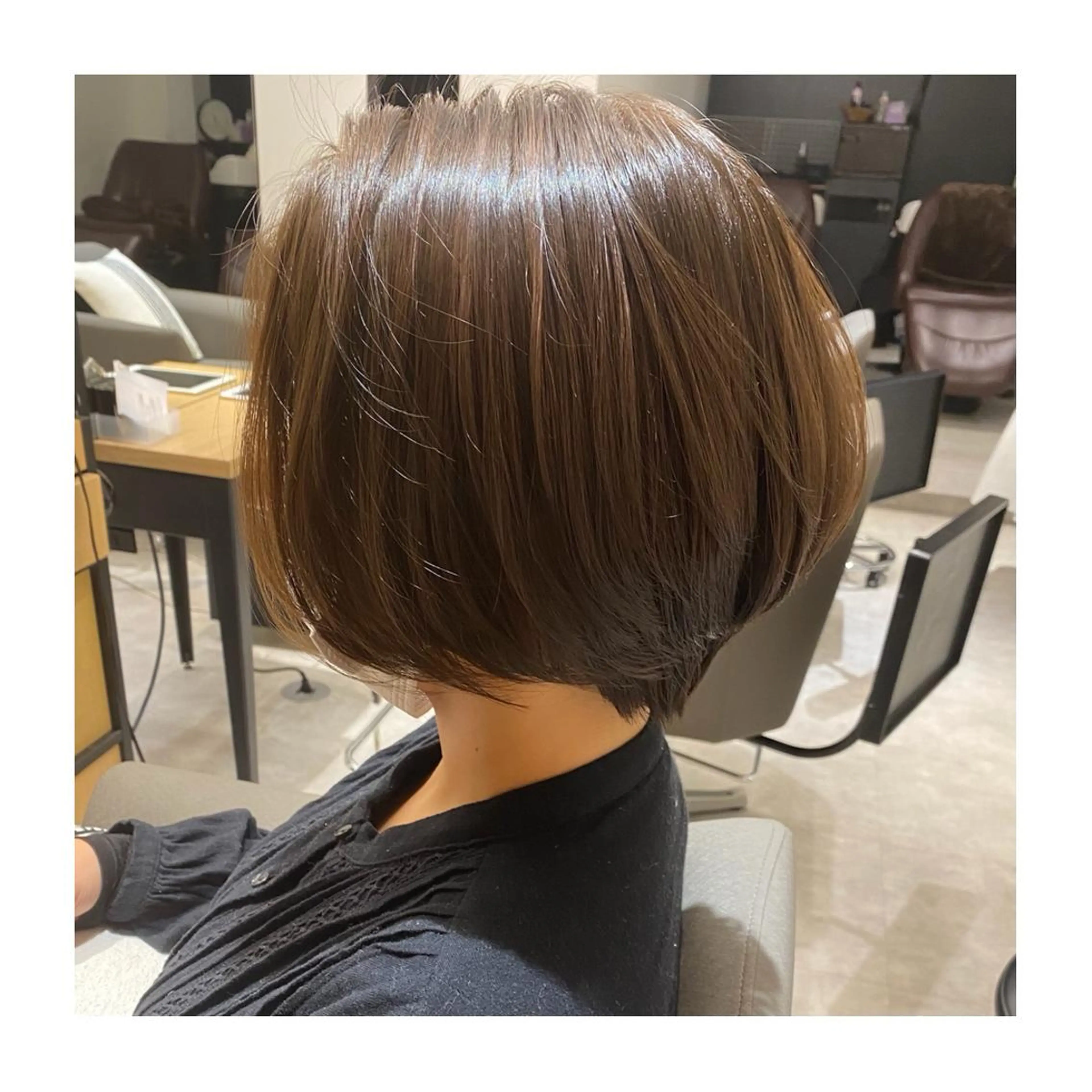 ショート カラー トリートメント 小國 綾かのヘアスタイル