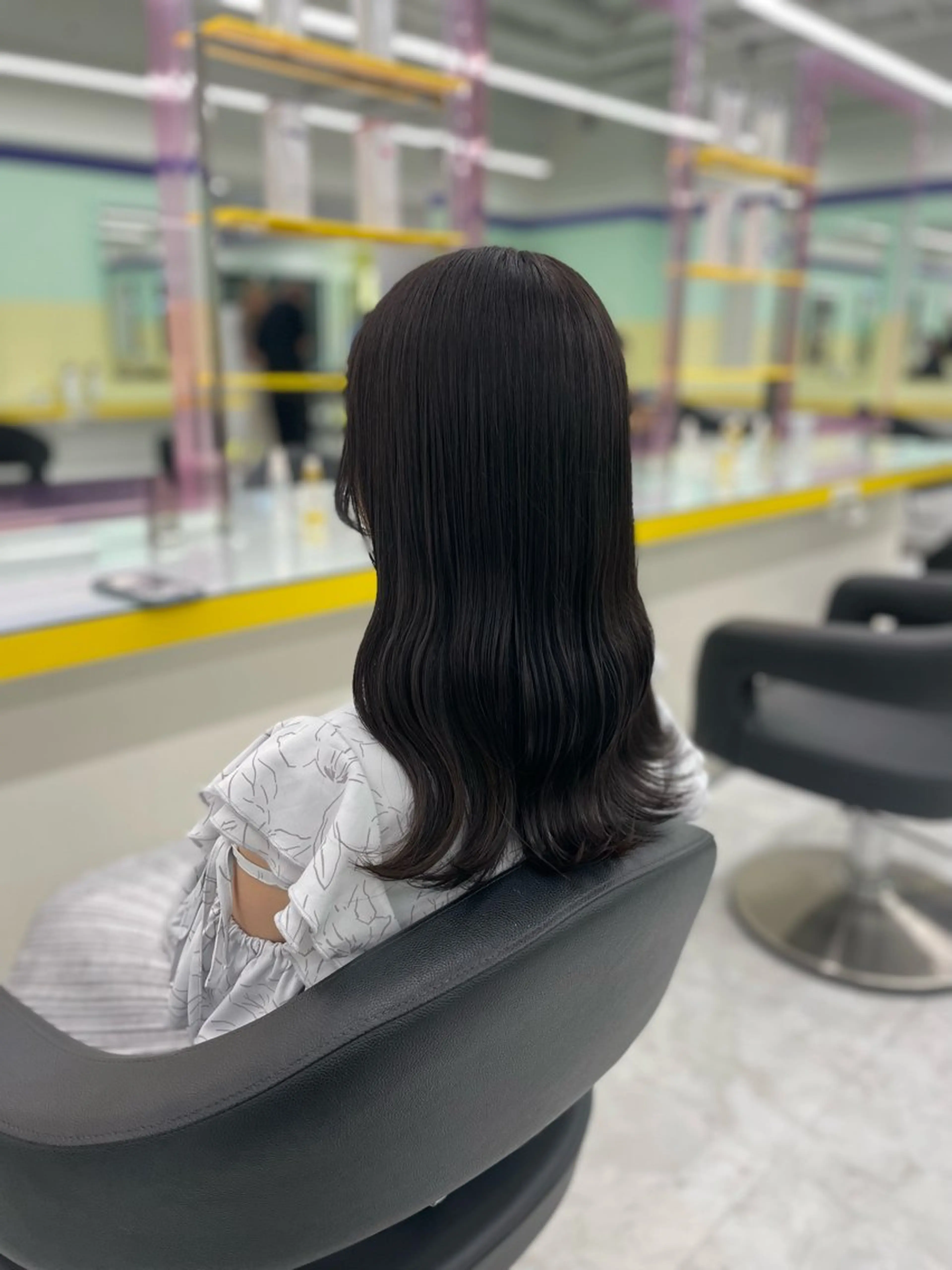 セミロング カラー ヘアアレンジ ヘアカラー トリートメント 【透明感×レイヤー】 🍃RIKU🍃のヘアスタイル