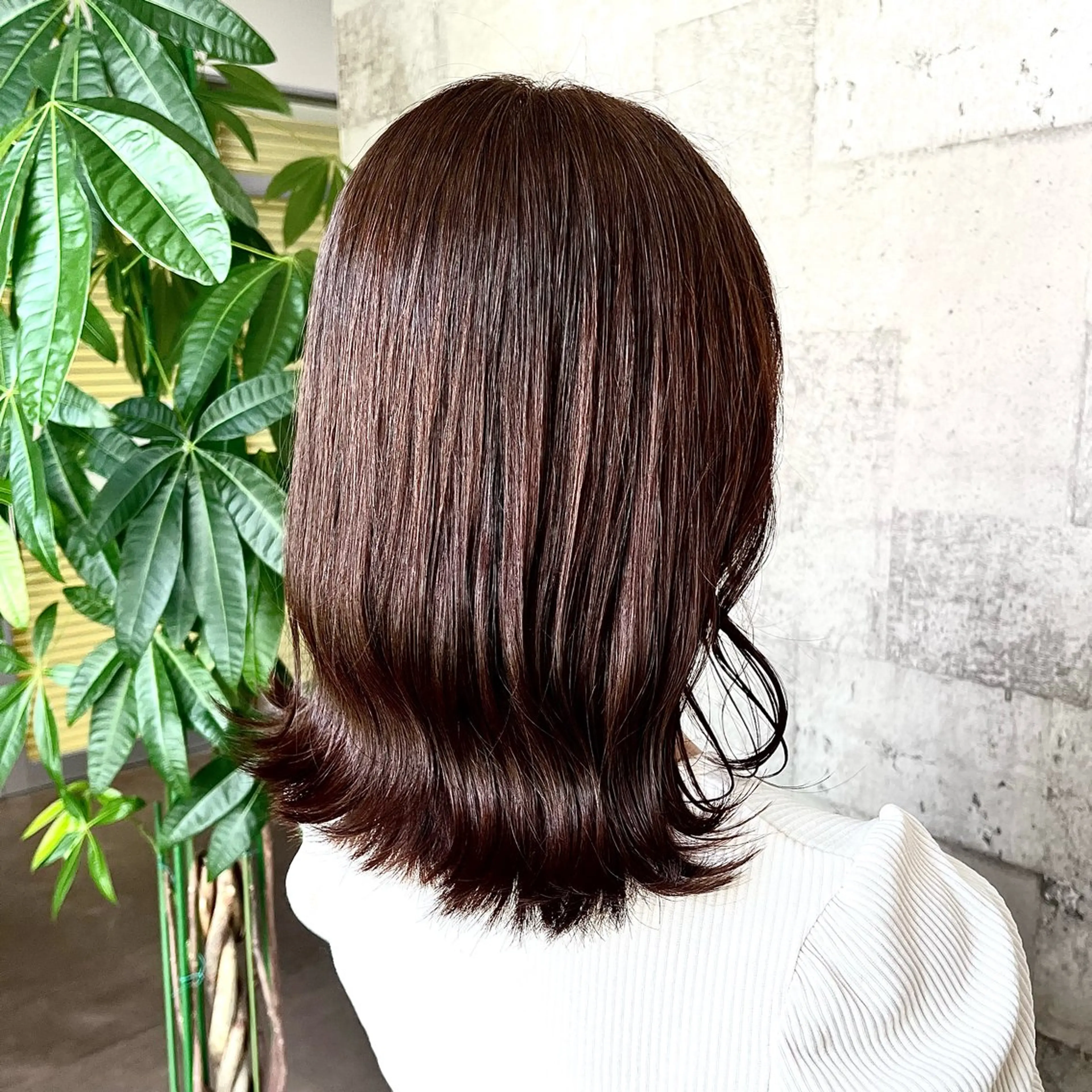 ミディアム 北島 遥香🫧インナ ー /ベージュカラーのヘアスタイル