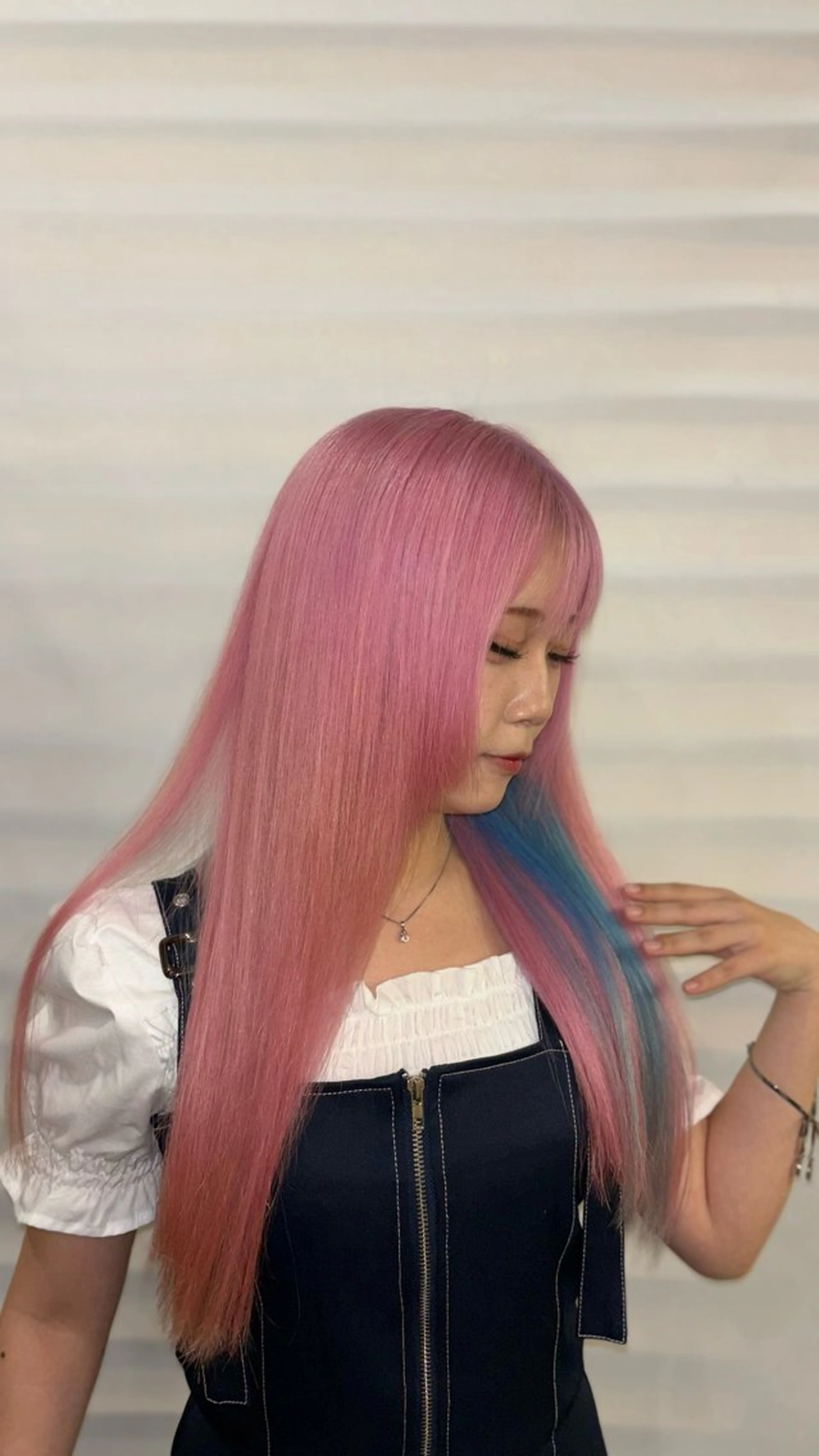 ロング カラー カットモデル募中✨️ 細田舞乃のヘアスタイル