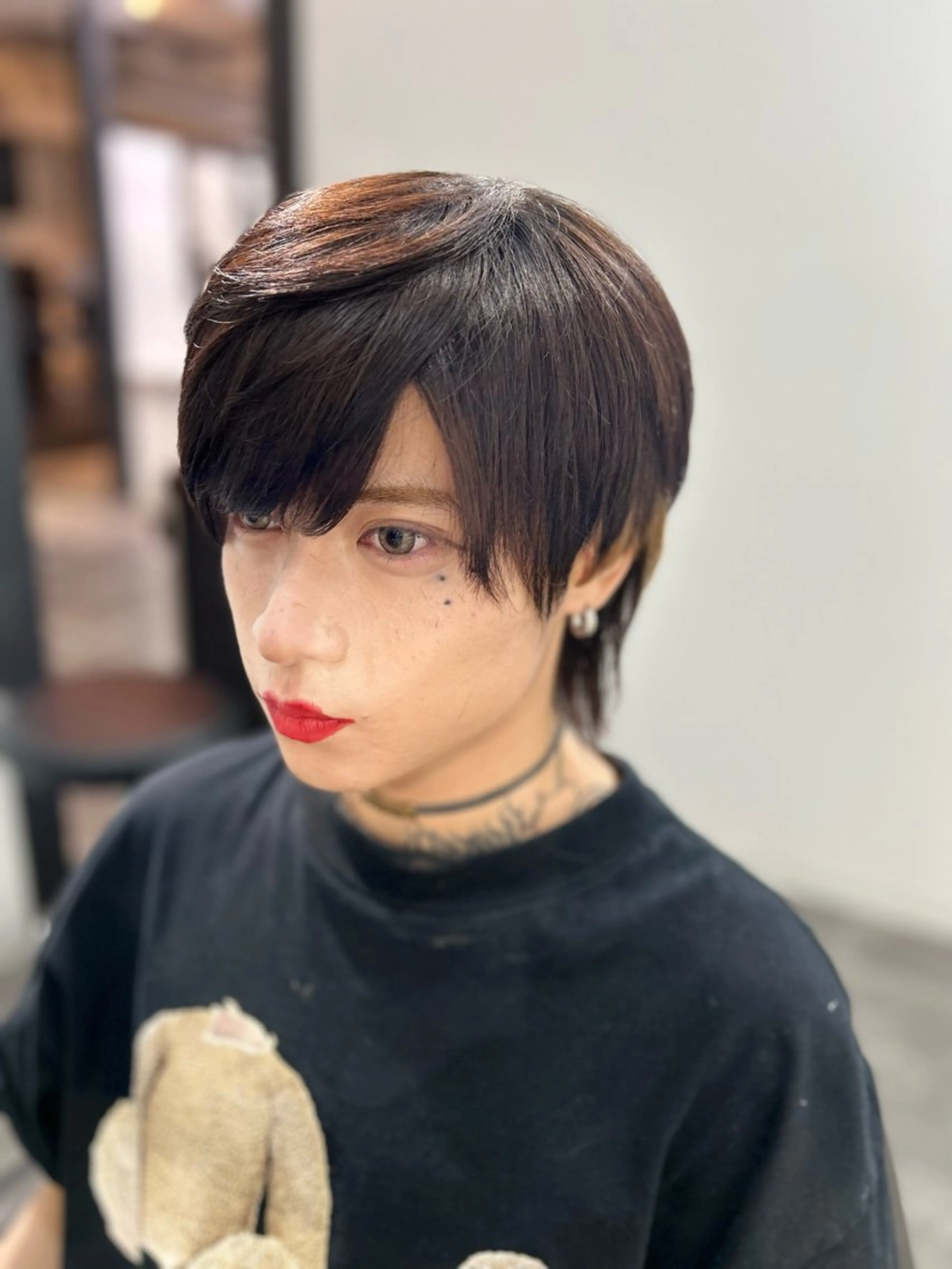 ショート パーマ メンズ ハンサムショート ショートヘア 縮毛矯正 カット 縮毛矯正 トリートメント CHELSEA  梅田所属・OKADA/メンズ /カット/眉/縮毛のヘアスタイル