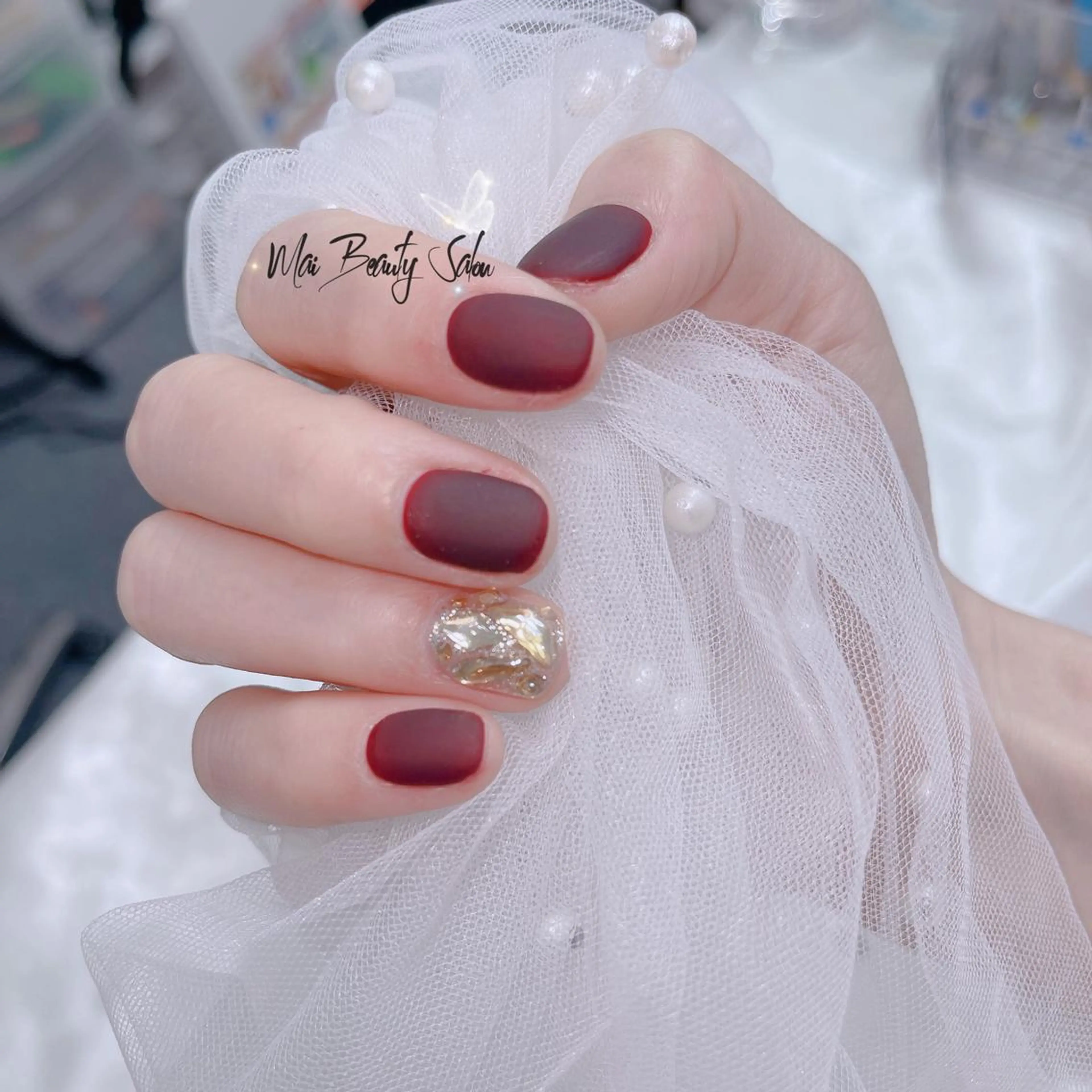 ネイル フットネイル ジェルネイル マグネットネイル パラジェル ワンホンネイル MaiBeauty Niのネイルデザイン