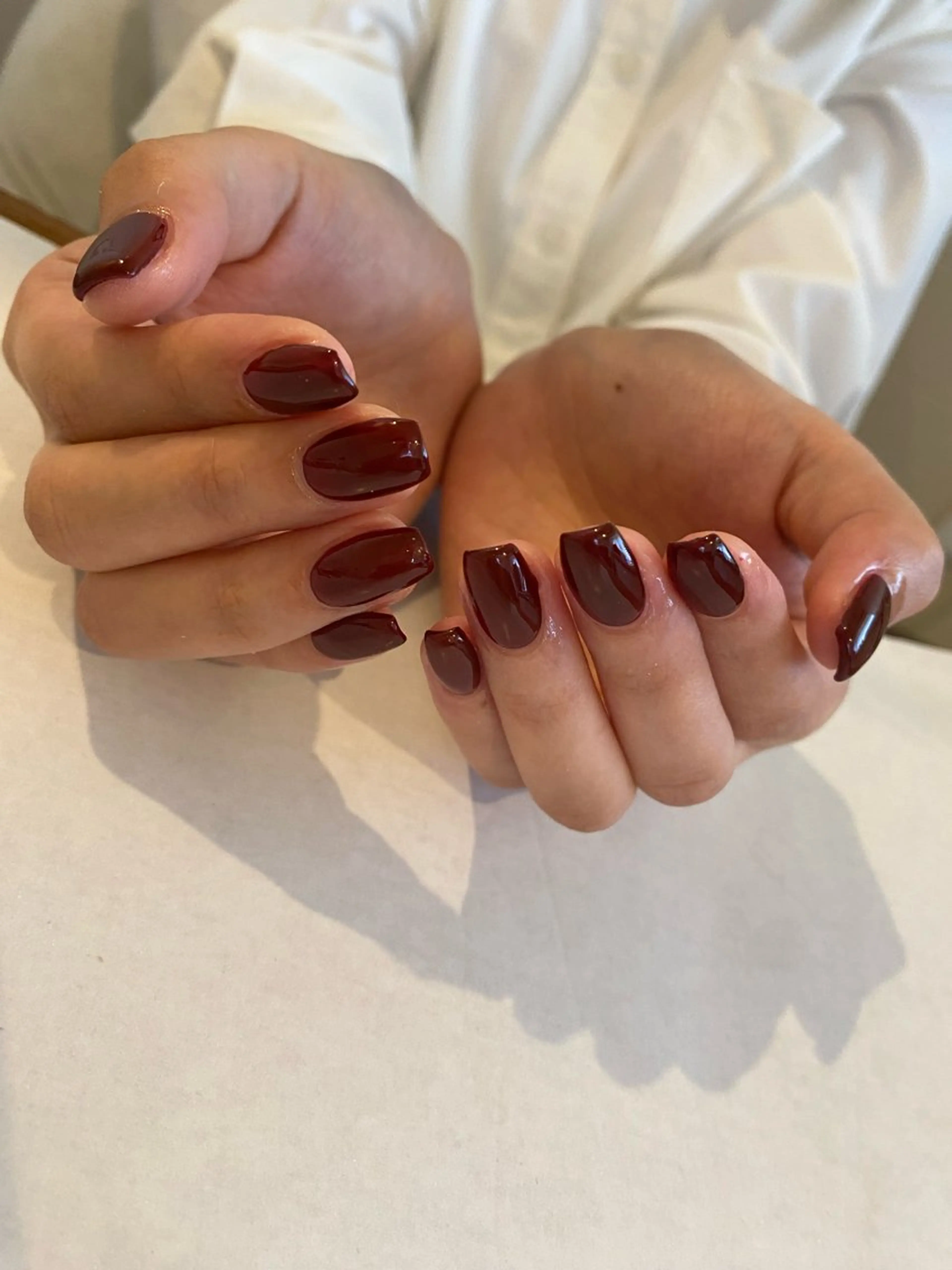 ネイル ワンカラーネイル ハンドネイル jute nail 〈ジュートネイル〉のネイルデザイン