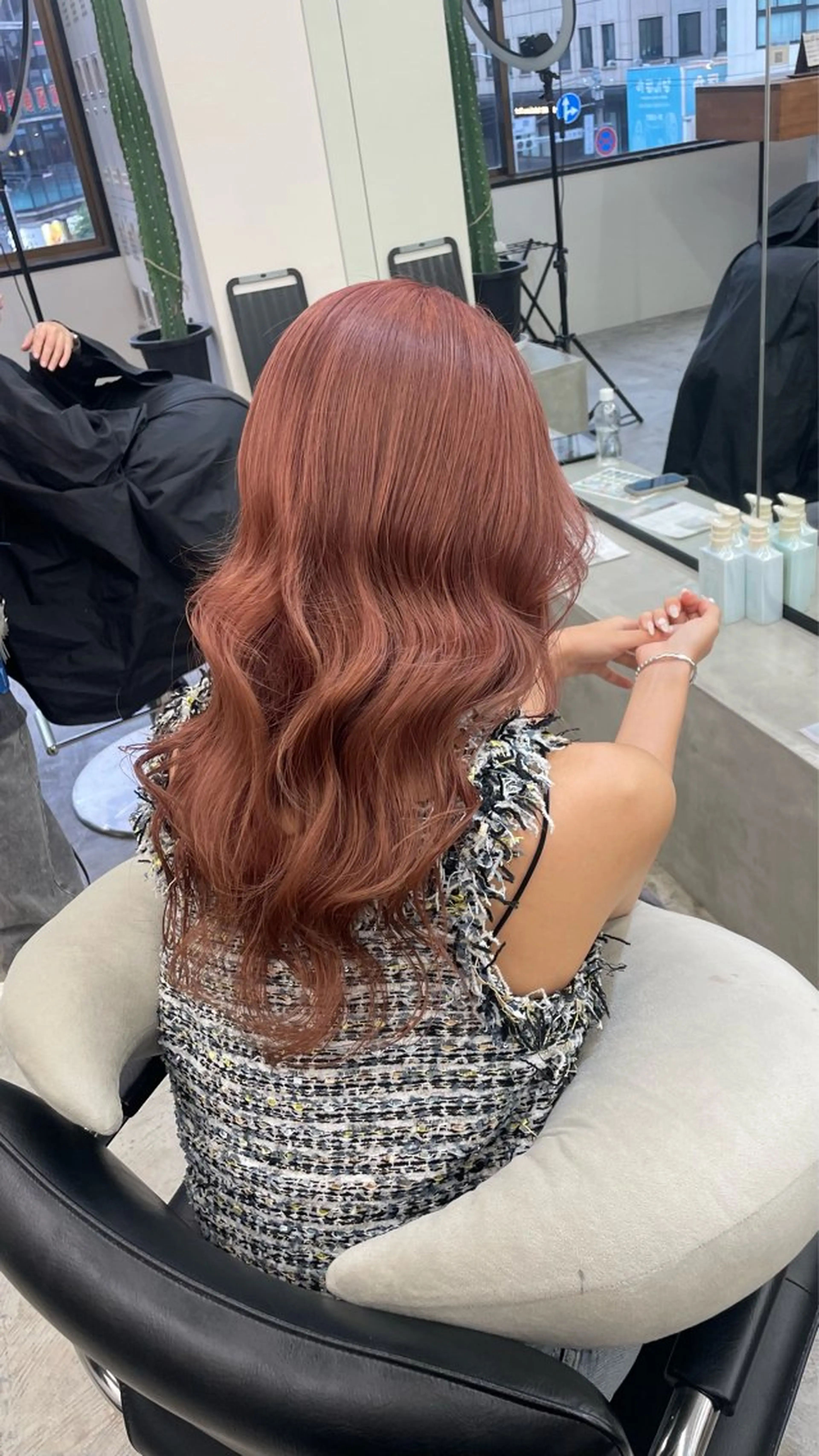 ロング カラー カット ヘアカラー エクステ/大人可愛い カラー🩷RINAのヘアスタイル