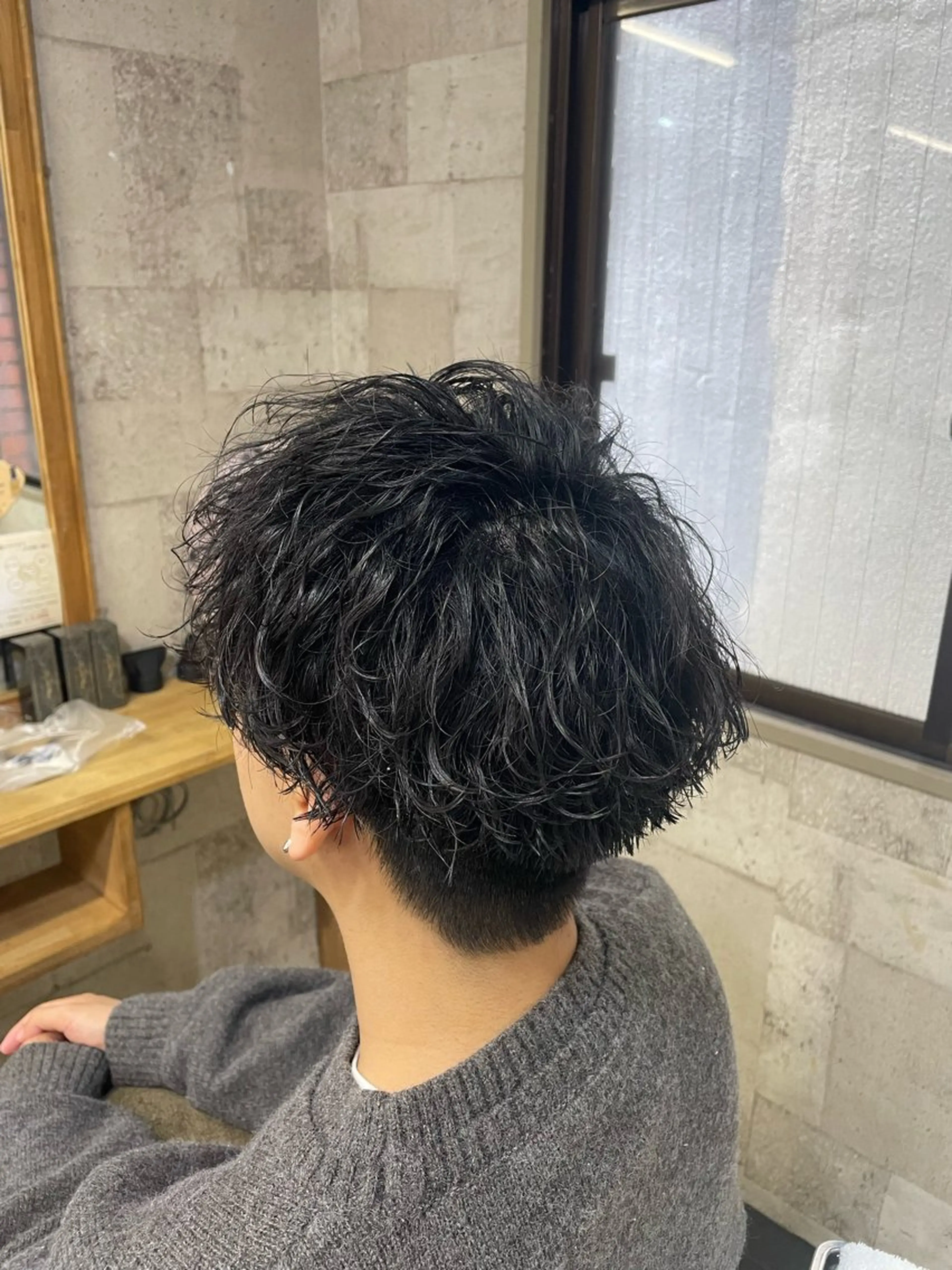 ショート パーマ メンズ メンズパーマ ツイストスパイラルパーマ スパイラルパーマ 🌟秋葉原メンズ特化 松永勝之🌟のヘアスタイル