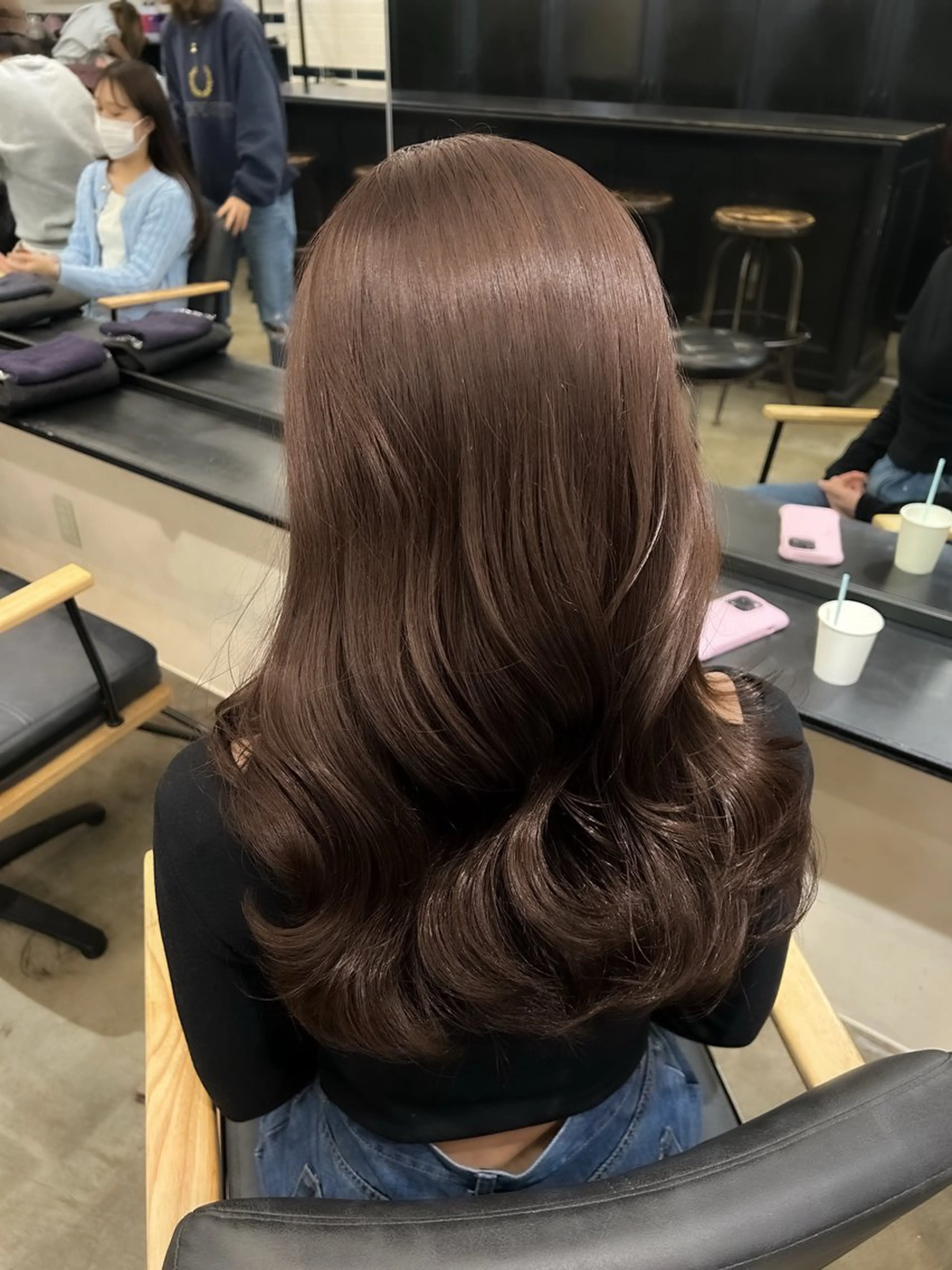 ロング カラー カット ヘアカラー トリートメント 地毛風艶カラー🌿 喜多夏海のヘアスタイル