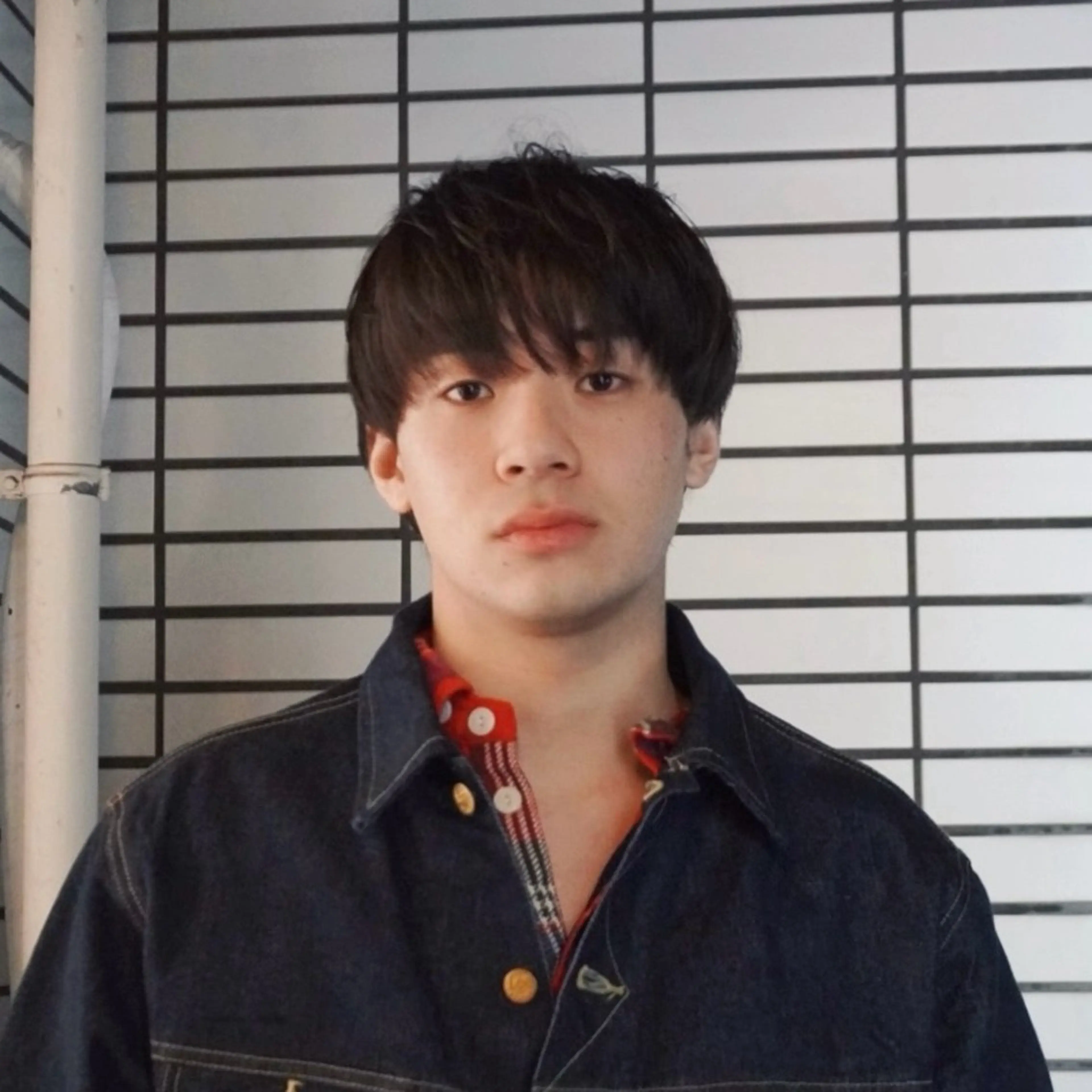 メンズ カット RIKU⚡️毛流れ ヘア×眉ワックスのヘアスタイル