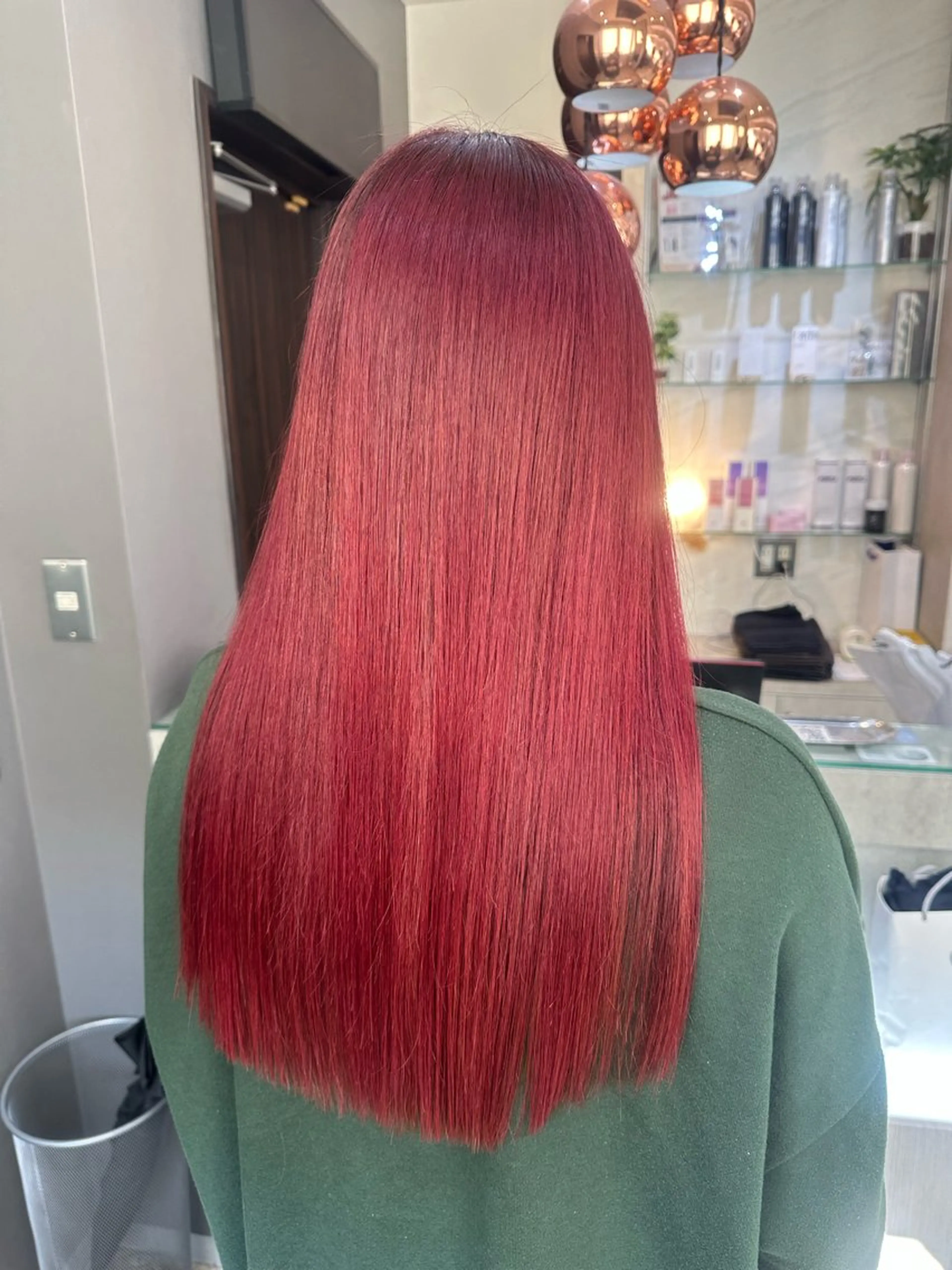 ロング カラー ヘアカラー トリートメント AYAKASA 暖色カラー/レイヤーのヘアスタイル
