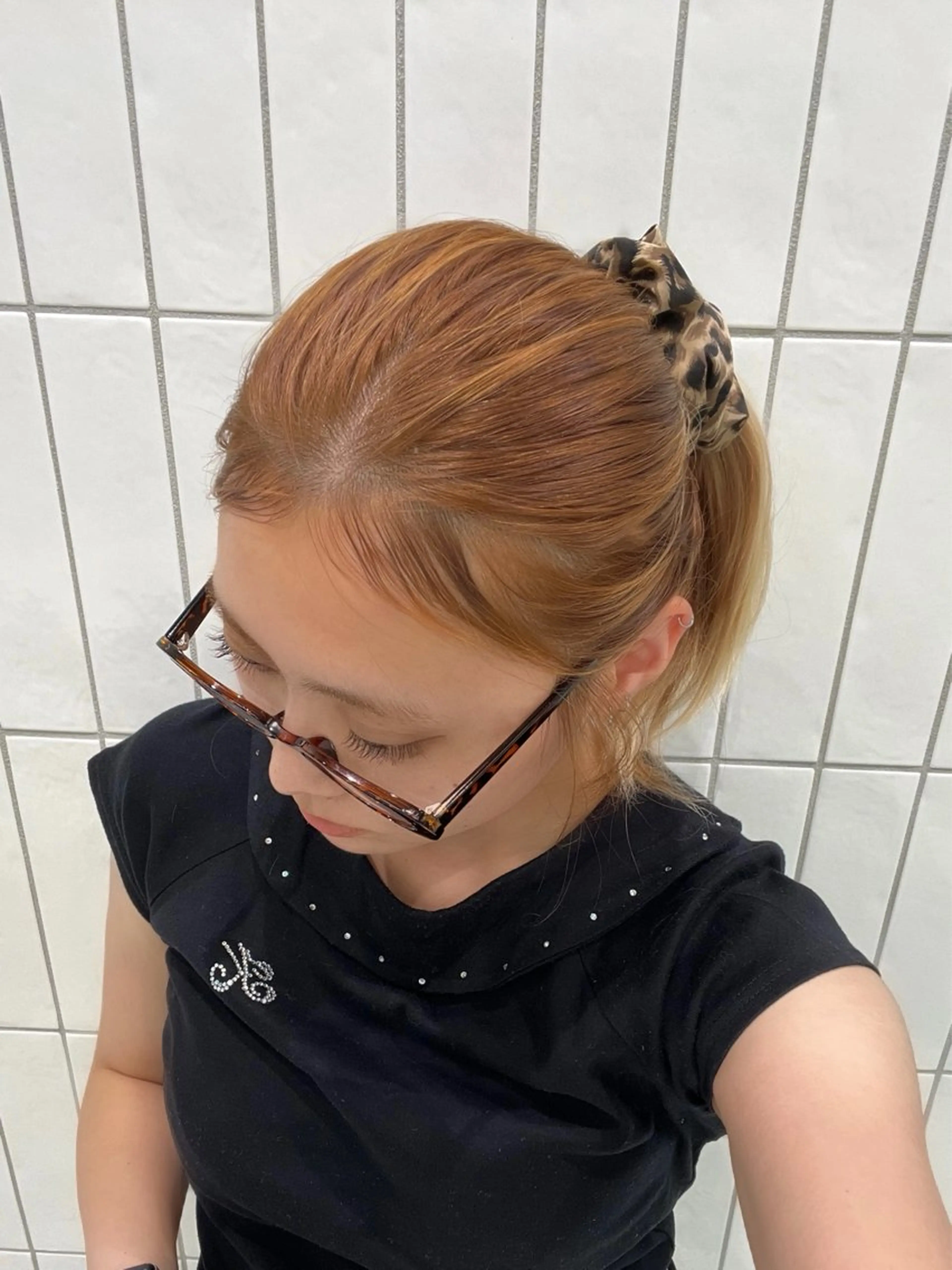 セミロング カラー ヘアカラー 海外girl🤎 透明感ベージュmaoのヘアスタイル