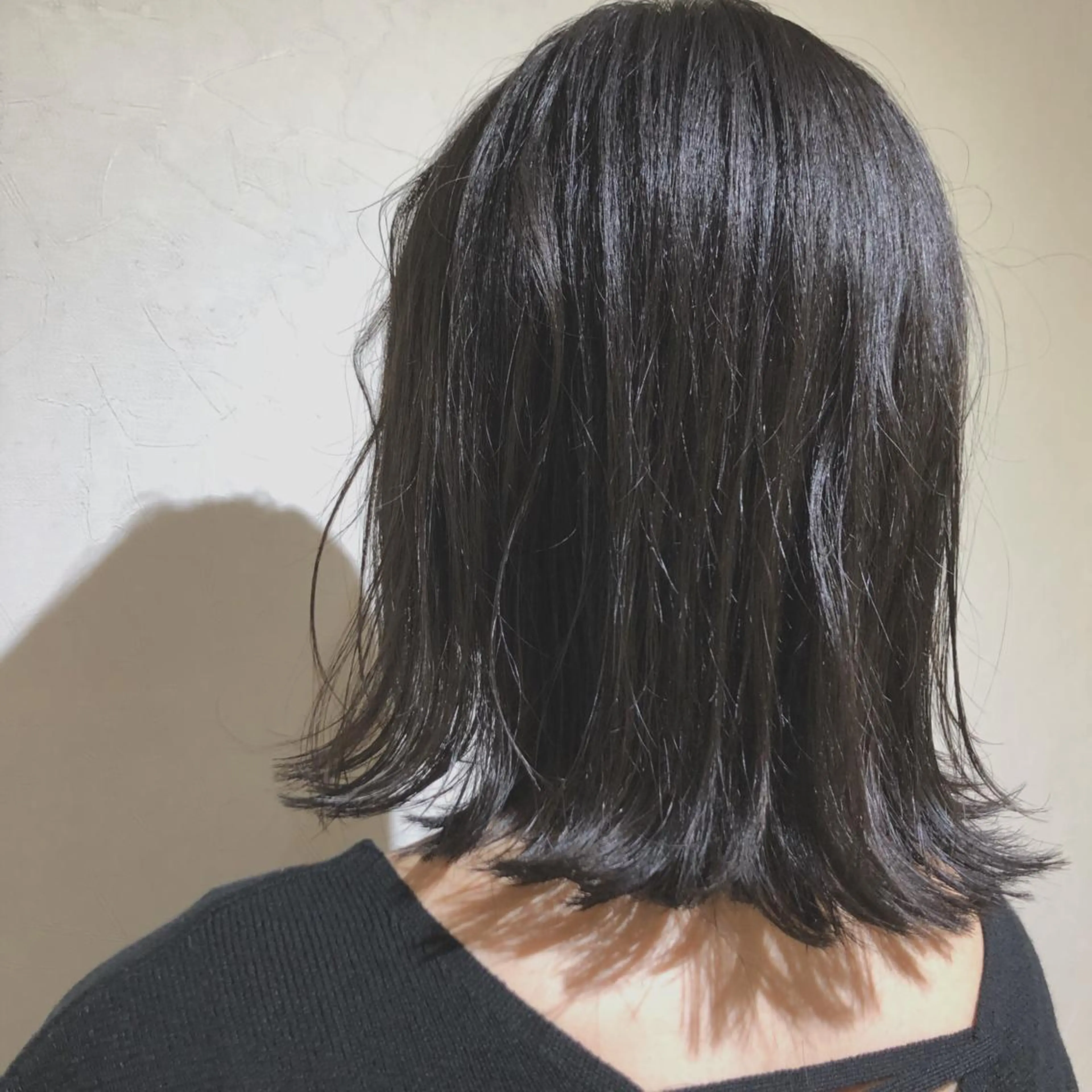 ミディアム パーマ/透明感カラー /ボブ/吉田一生のヘアスタイル