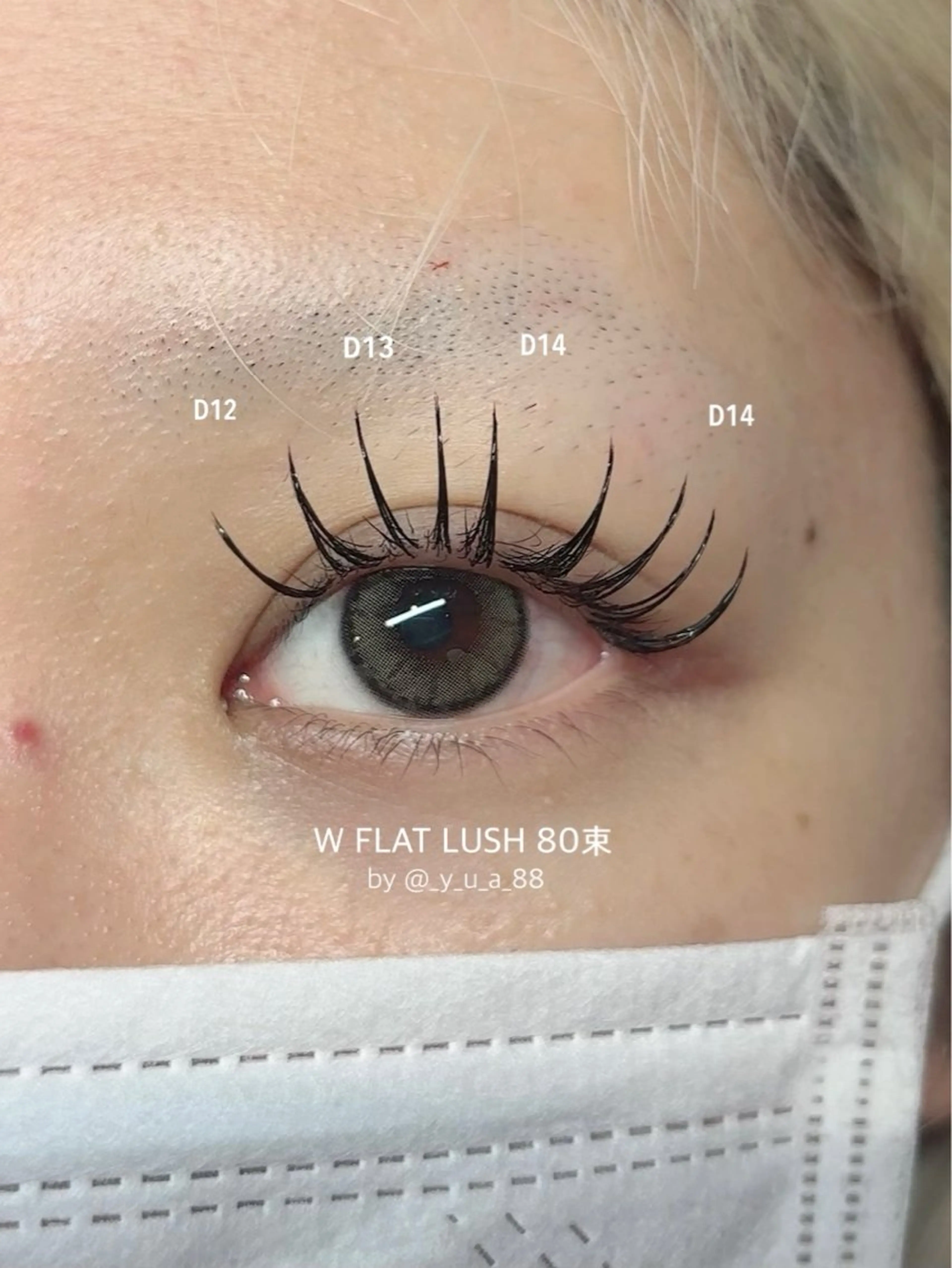 マツエク・マツパ マツエク bunny doll所属・YUA bunny_dollのマツエク・マツパデザイン