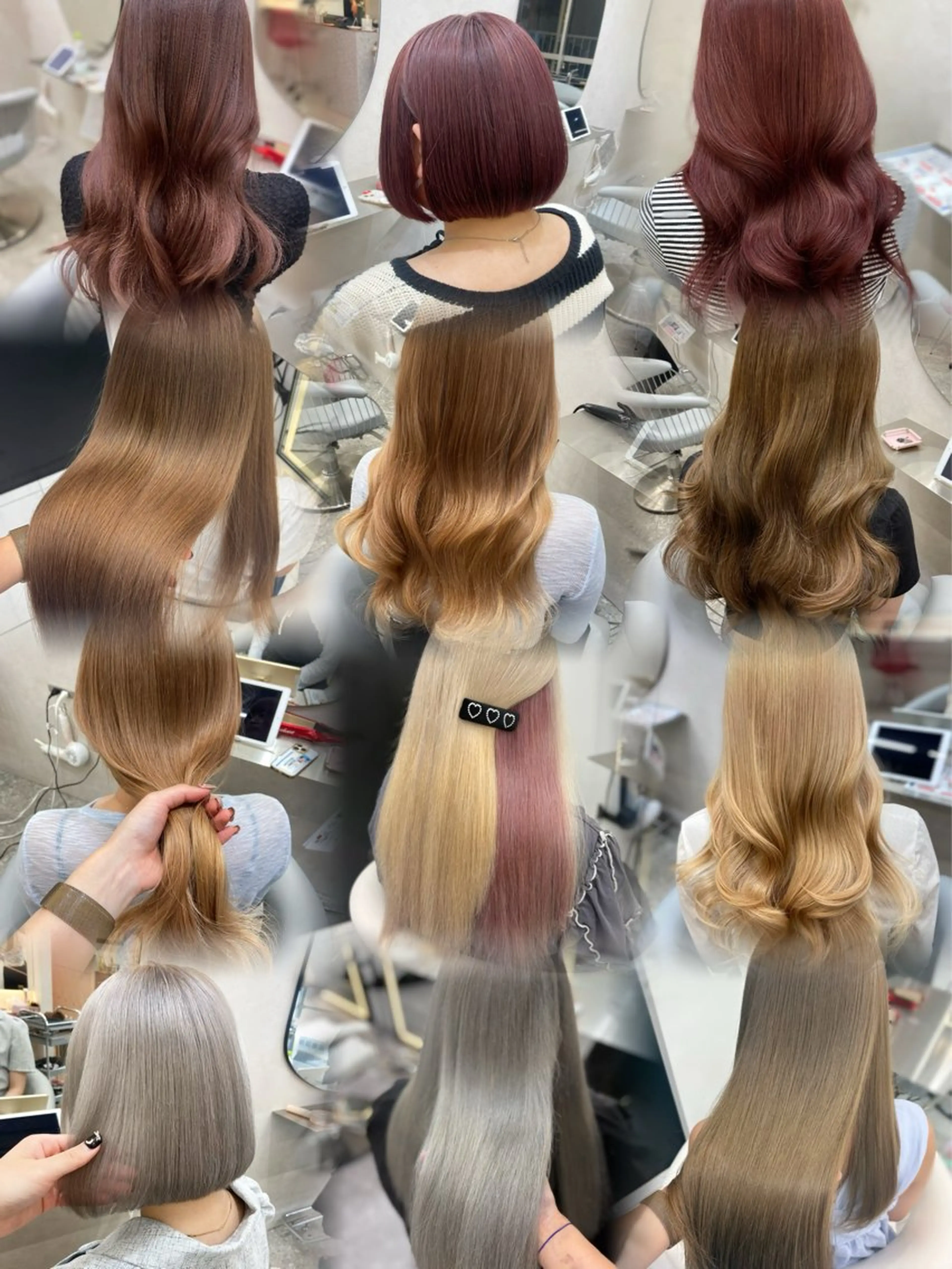 ロング カラー カット ヘアカラー 新宿/韓国ヘア 中明度カラー/かやのヘアスタイル