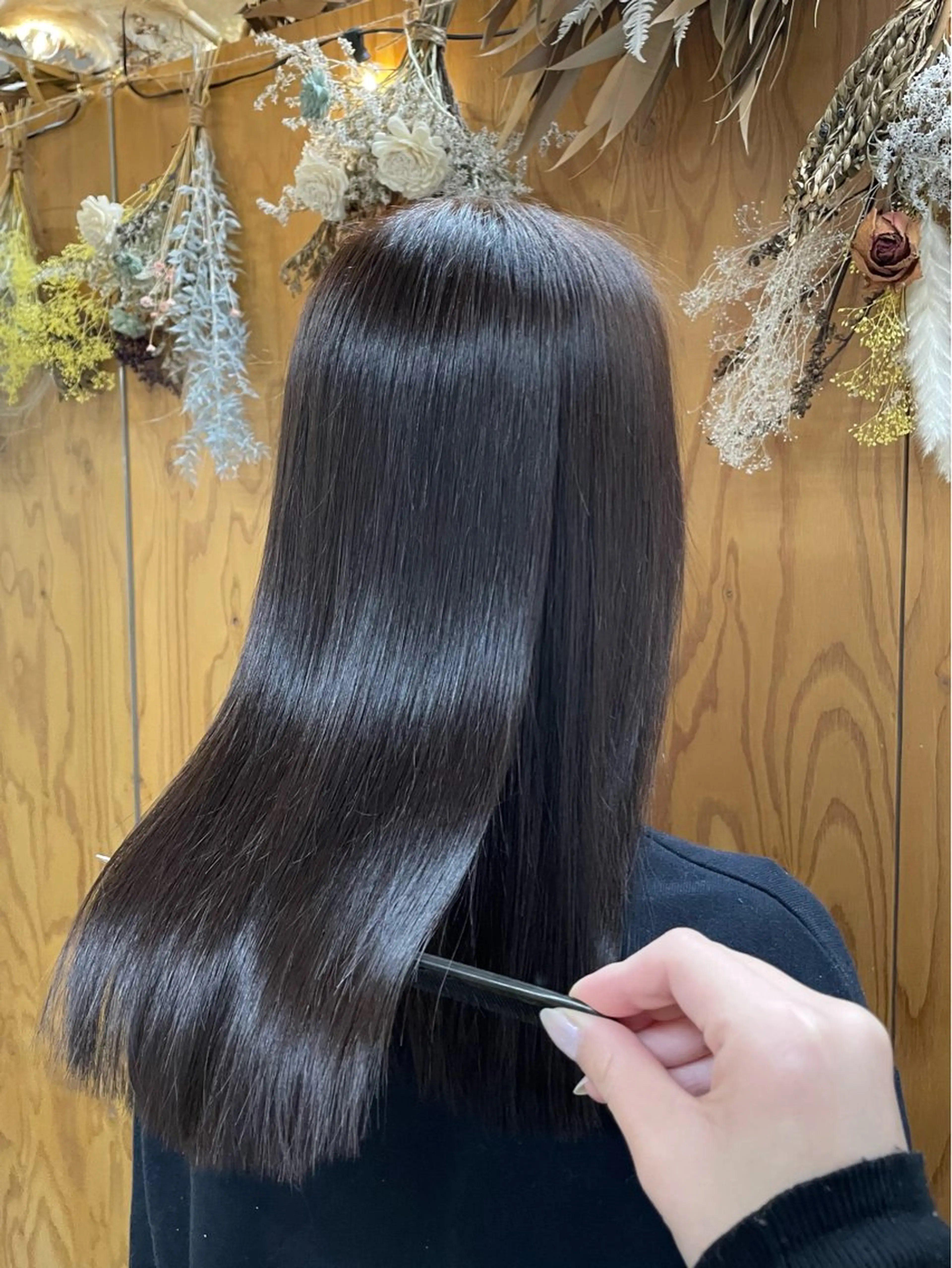 ロング ︎🤎デザインカラー kayanoのヘアスタイル