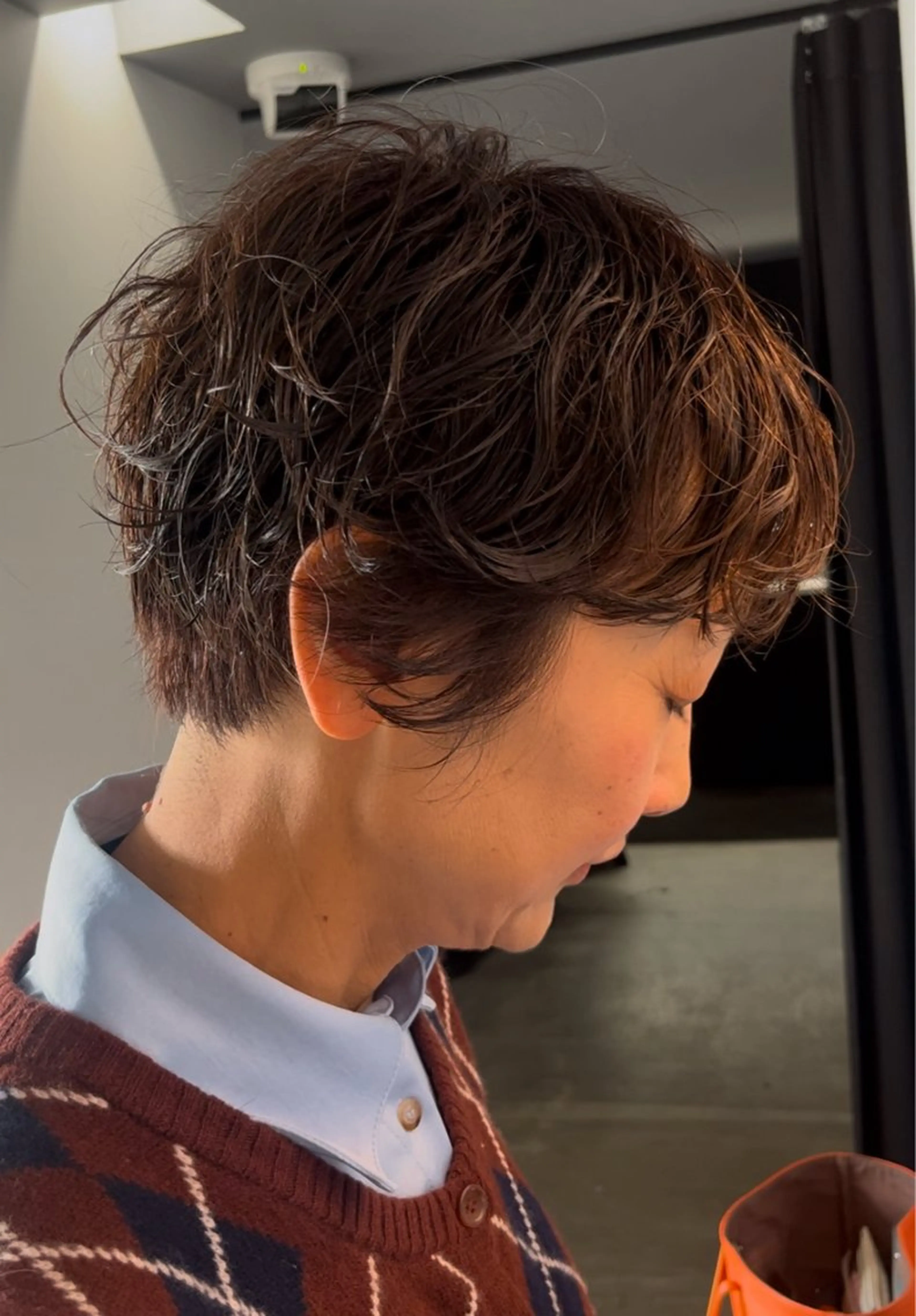 ショート カット パーマ 似合わせパーマ/ 山本銀次郎のヘアスタイル