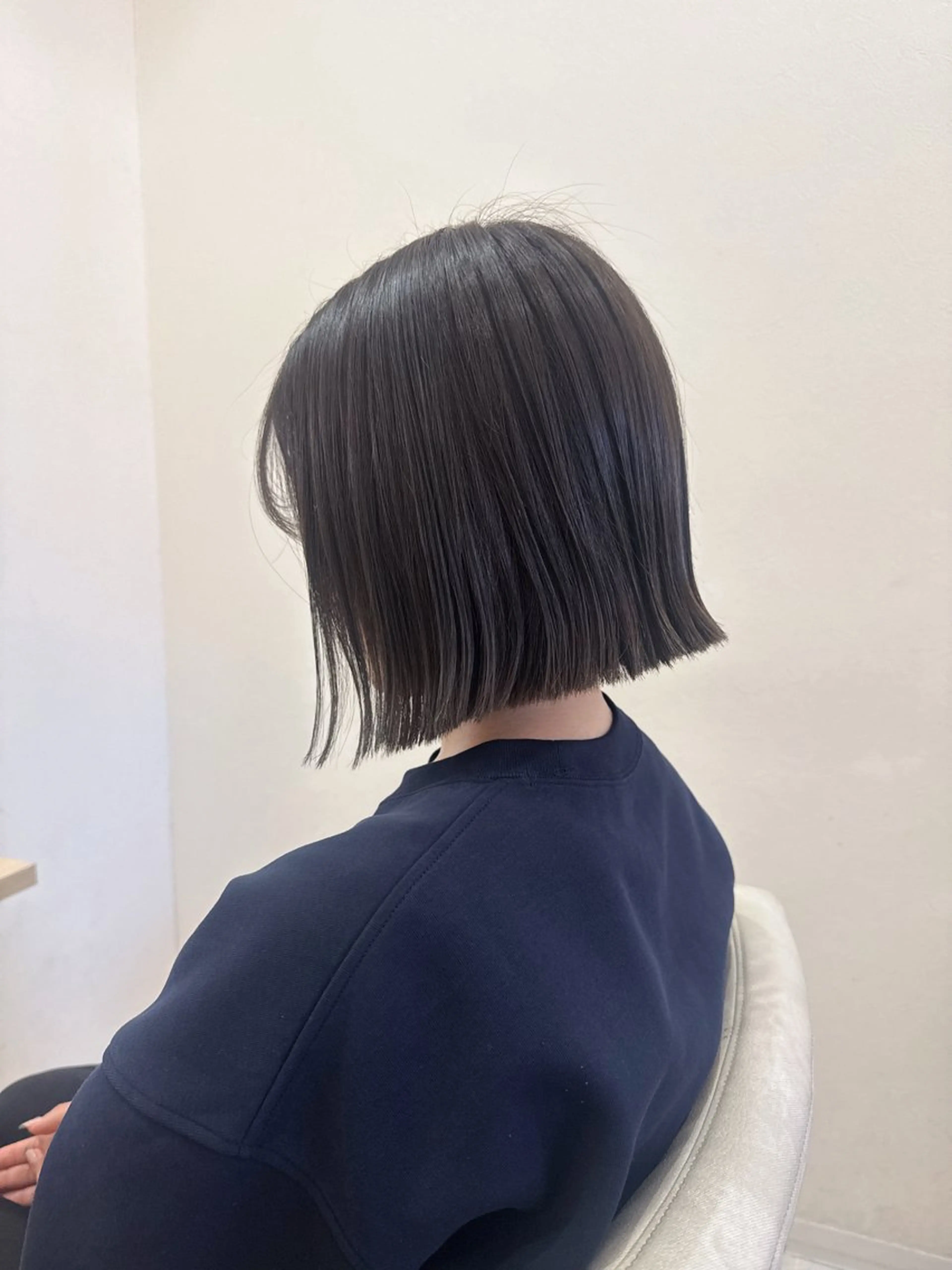 ミディアム カラー 切りっぱなしボブ ショートボブ ボブ 韓国風ヘア 小顔カット カット ヘアカラー トリートメント 🫧ショート・ボブ・ 似合わせ🫧井上歩のヘアスタイル