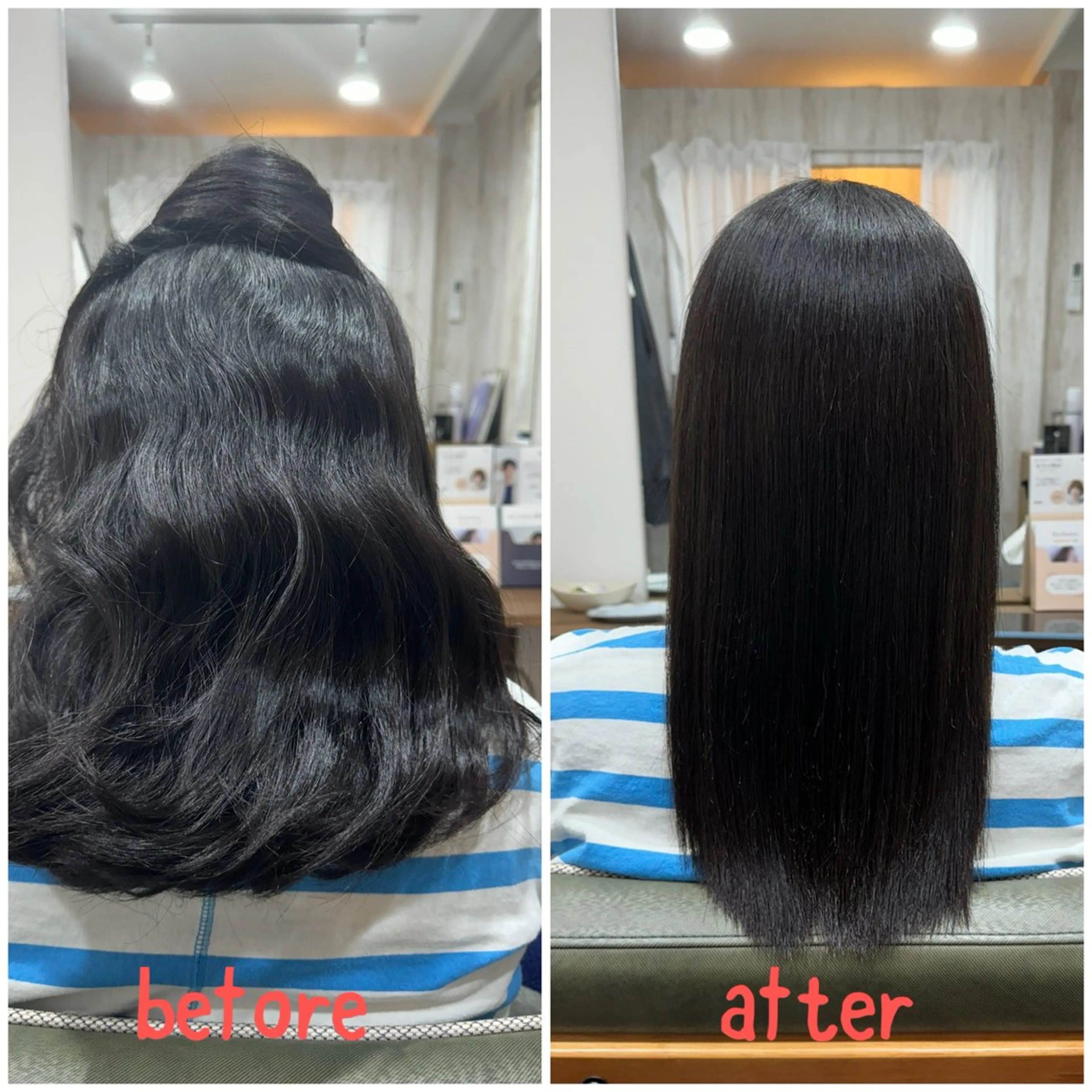 ロング ロング 縮毛矯正 個室美容室 TOMO 美髪縮毛✨のヘアスタイル