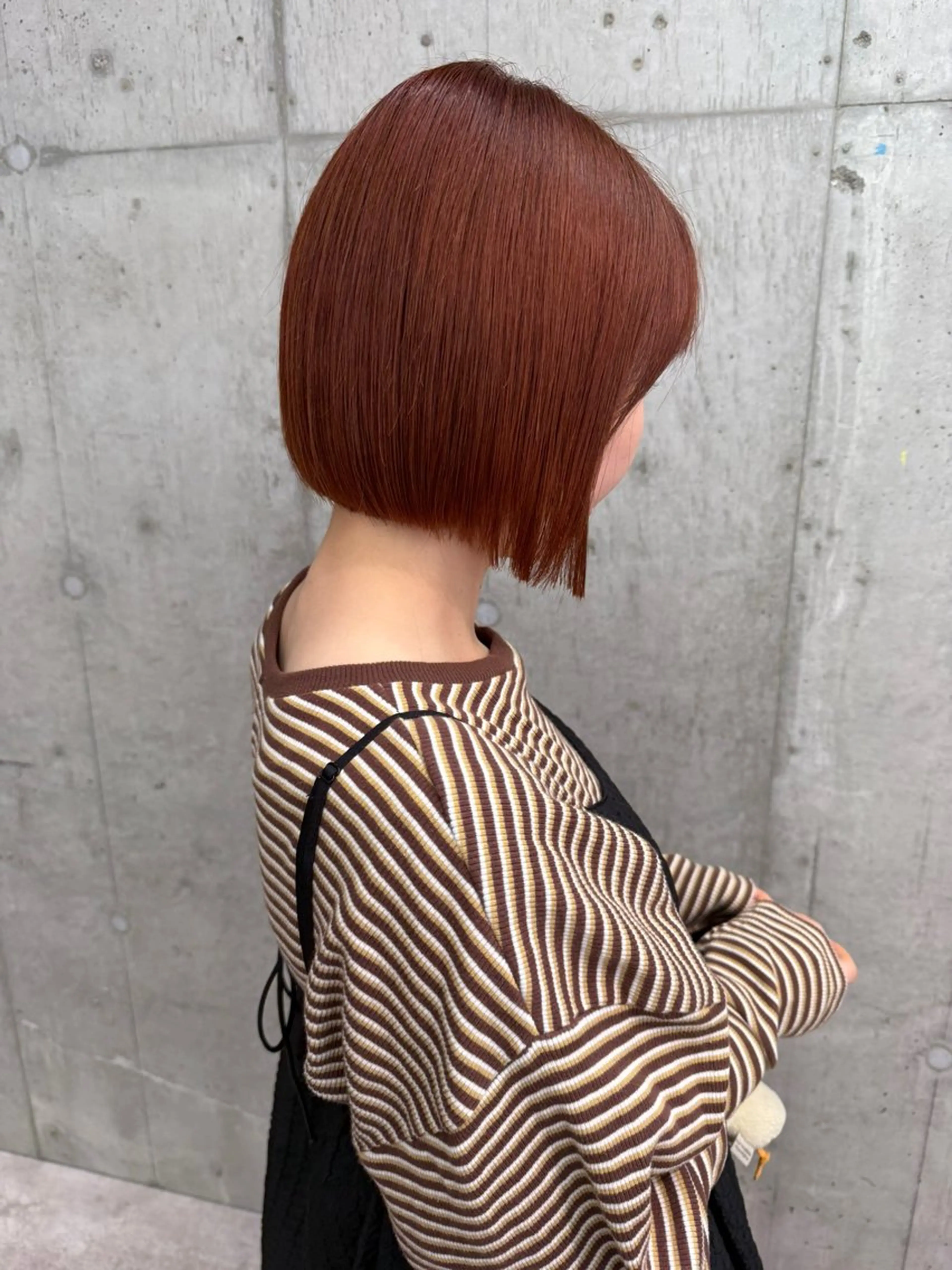 ショート カラー カット ヘアカラー トリートメント 🪼ボブ/ミニボブ レイヤーボブ🪼のヘアスタイル