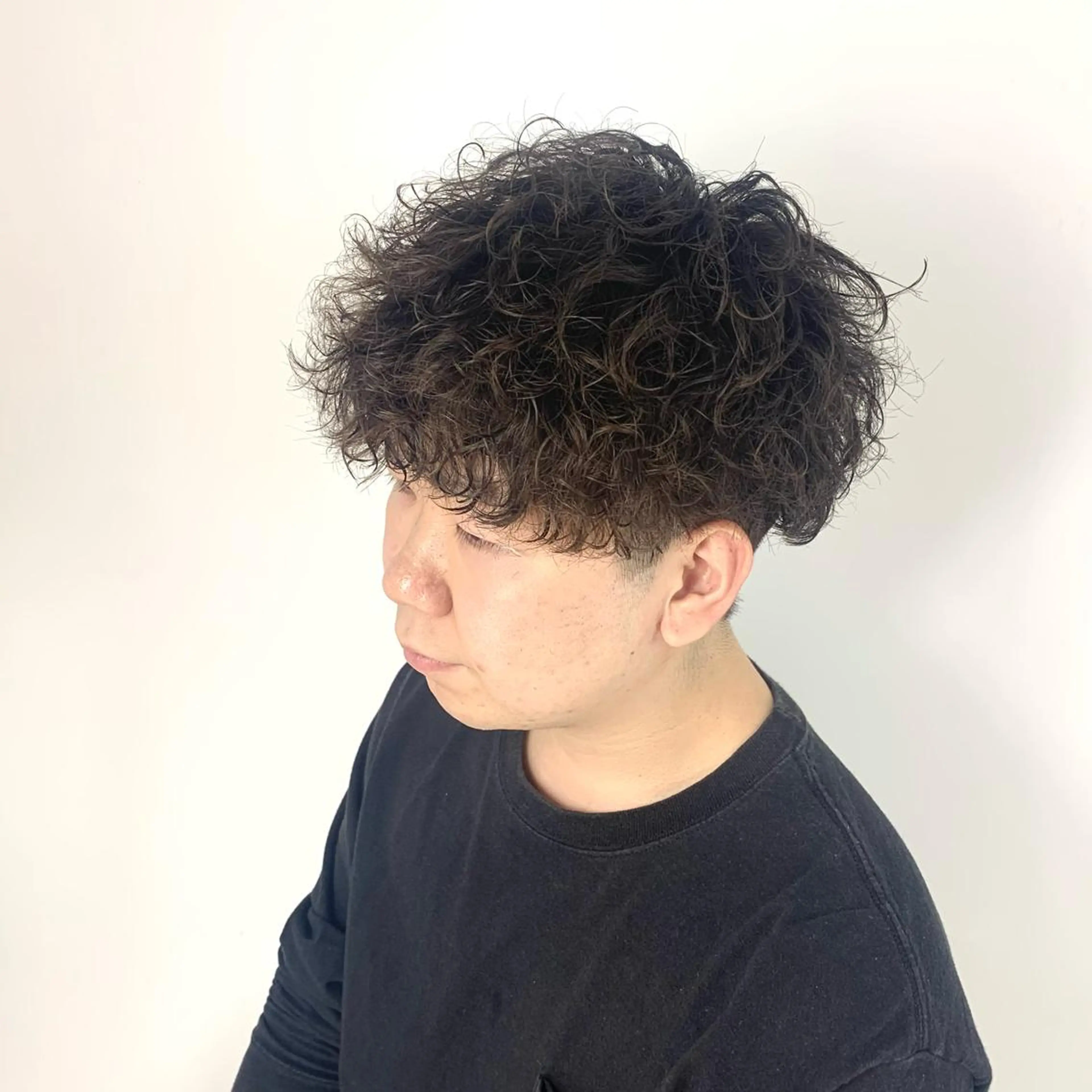 パーマ メンズ カット パーマ 柏メンズカットパーマ NO.1タイチのヘアスタイル
