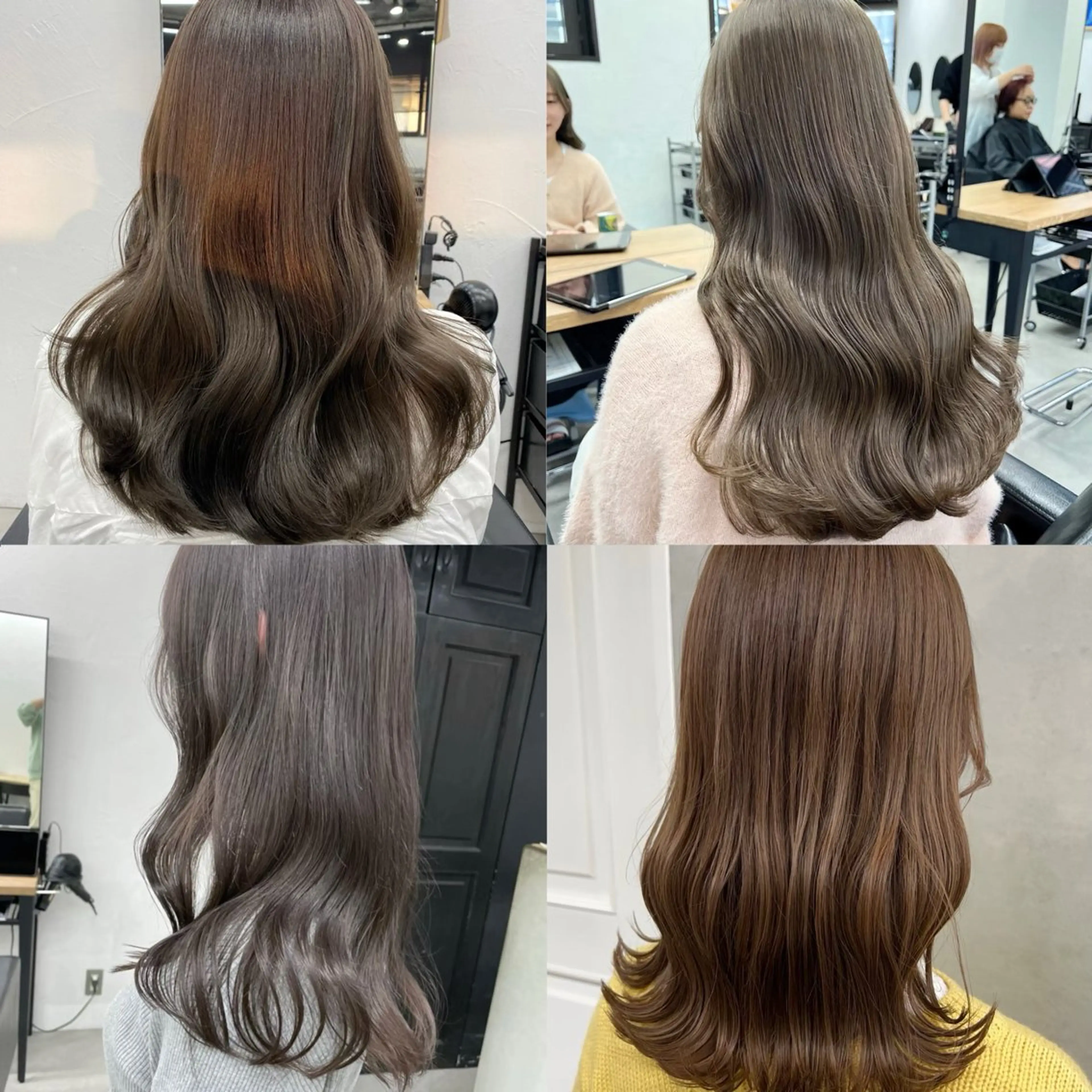 ロング カラー ヘアアレンジ ブリーチ ダブルカラー ブリーチなしカラー 🫧透明感カラー/ ナルハ🫧のヘアスタイル