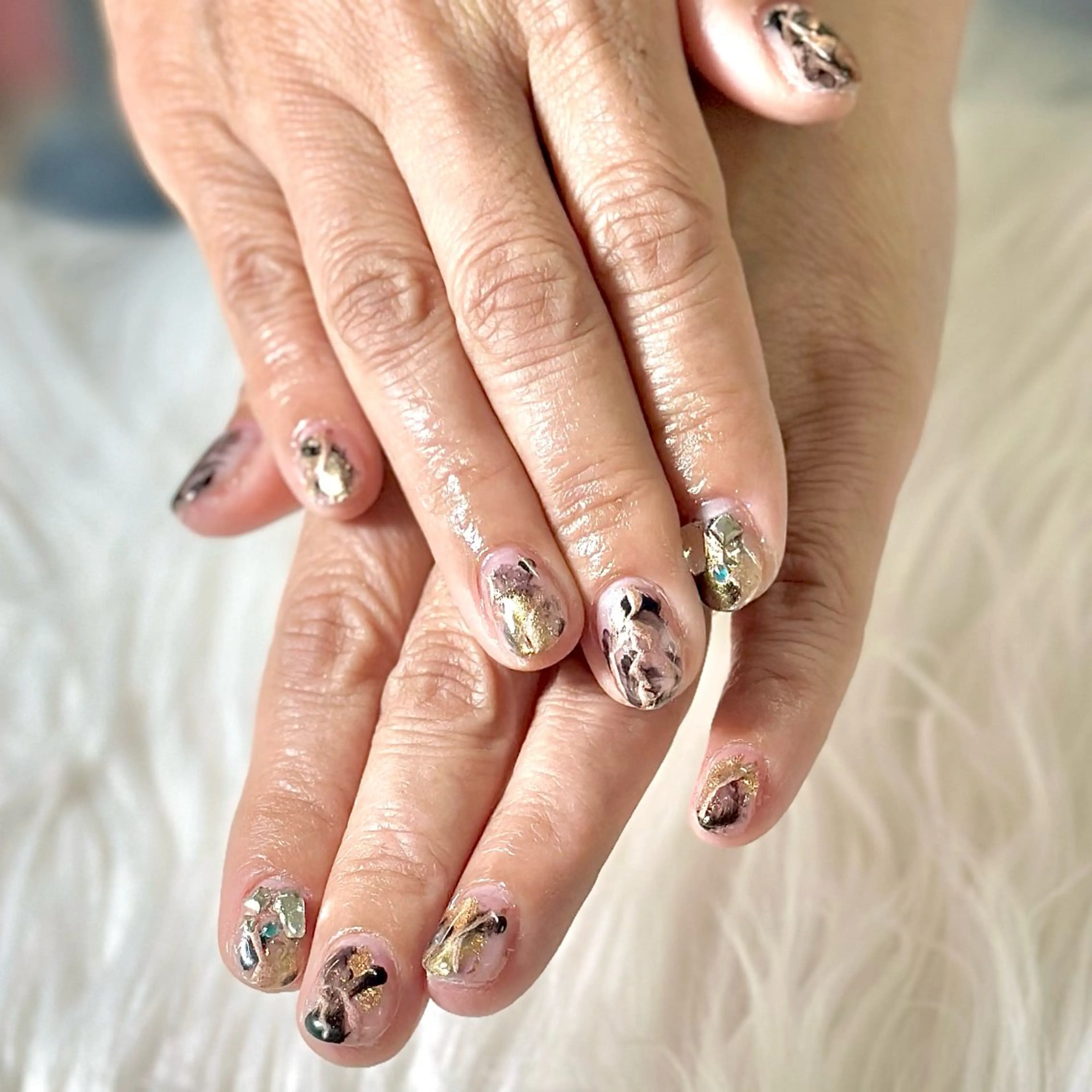 ネイル ニュアンスネイル Heartnail Hino Reinaのネイルデザイン