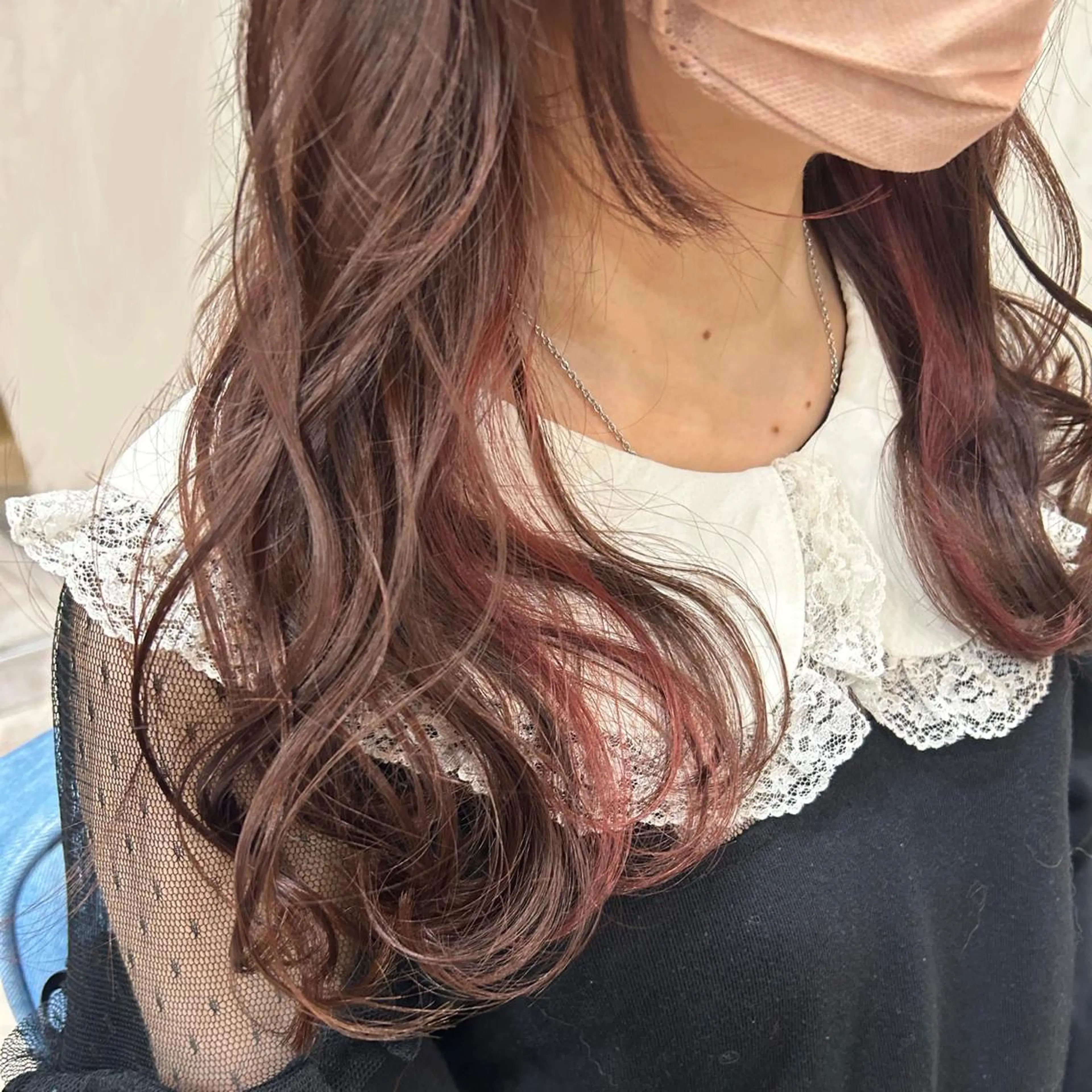 🧡似合わせカット➕インナーカラー×プレミアムフルカラー➕トリートメント🌻の写真