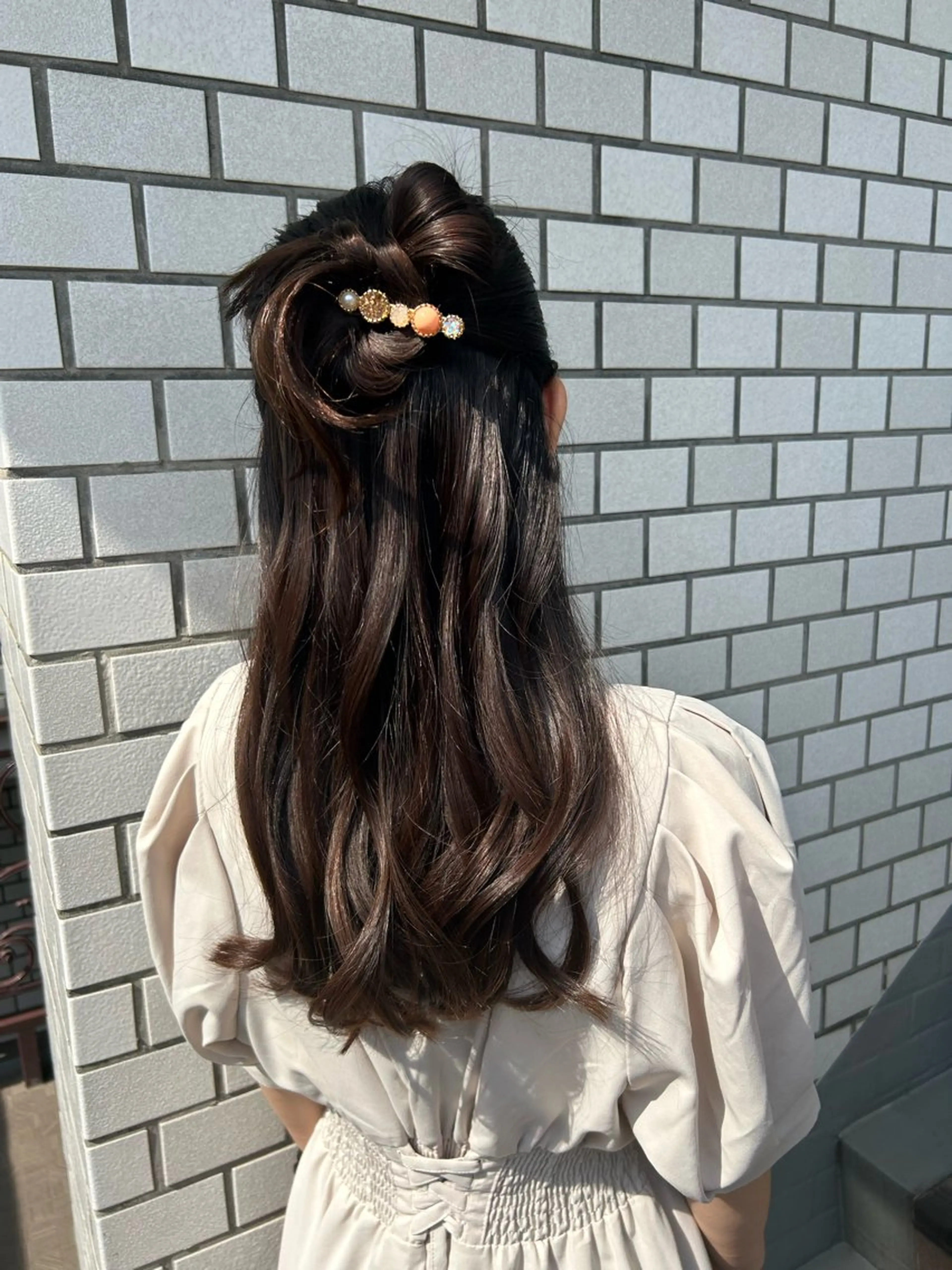 ロング ヘアアレンジ HORI 　tのヘアスタイル