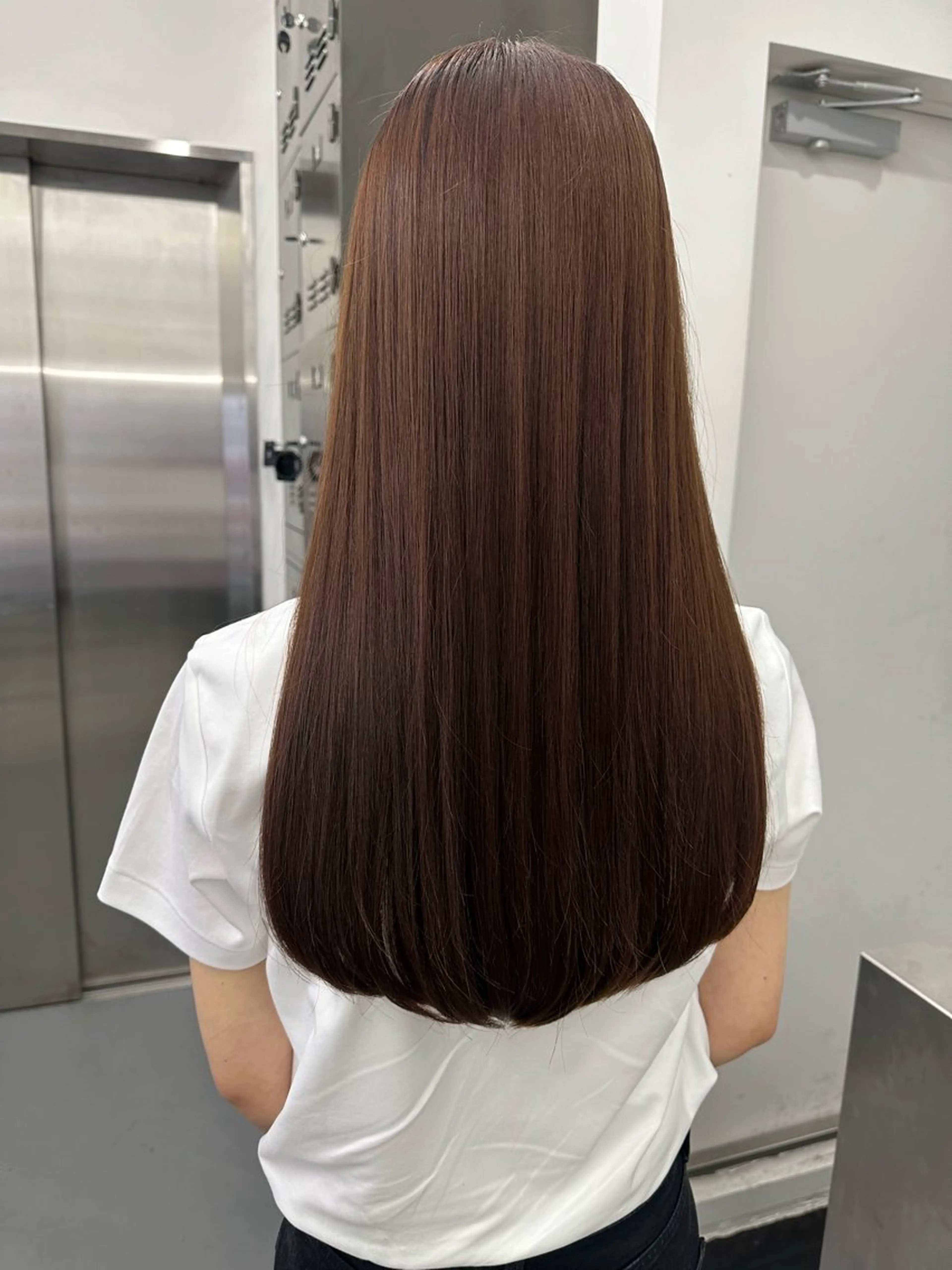 ロング カラー カット ヘアカラー トリートメント 古田 昂也のヘアスタイル