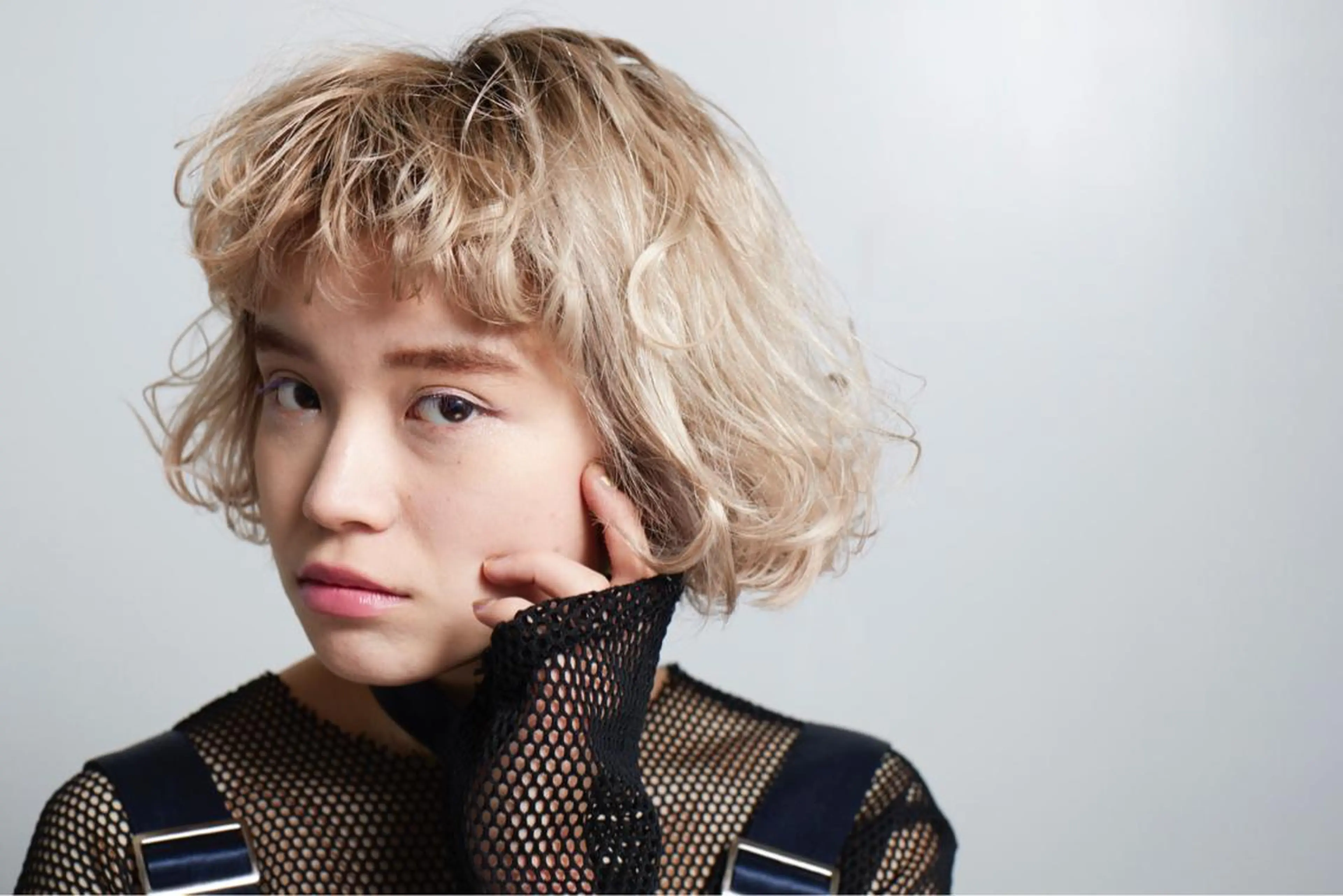 カラー ハイトーンカラー ヘアカラー トリートメント pole/apartment所属・💓パーマ，💗 レイヤーカットのヘアスタイル