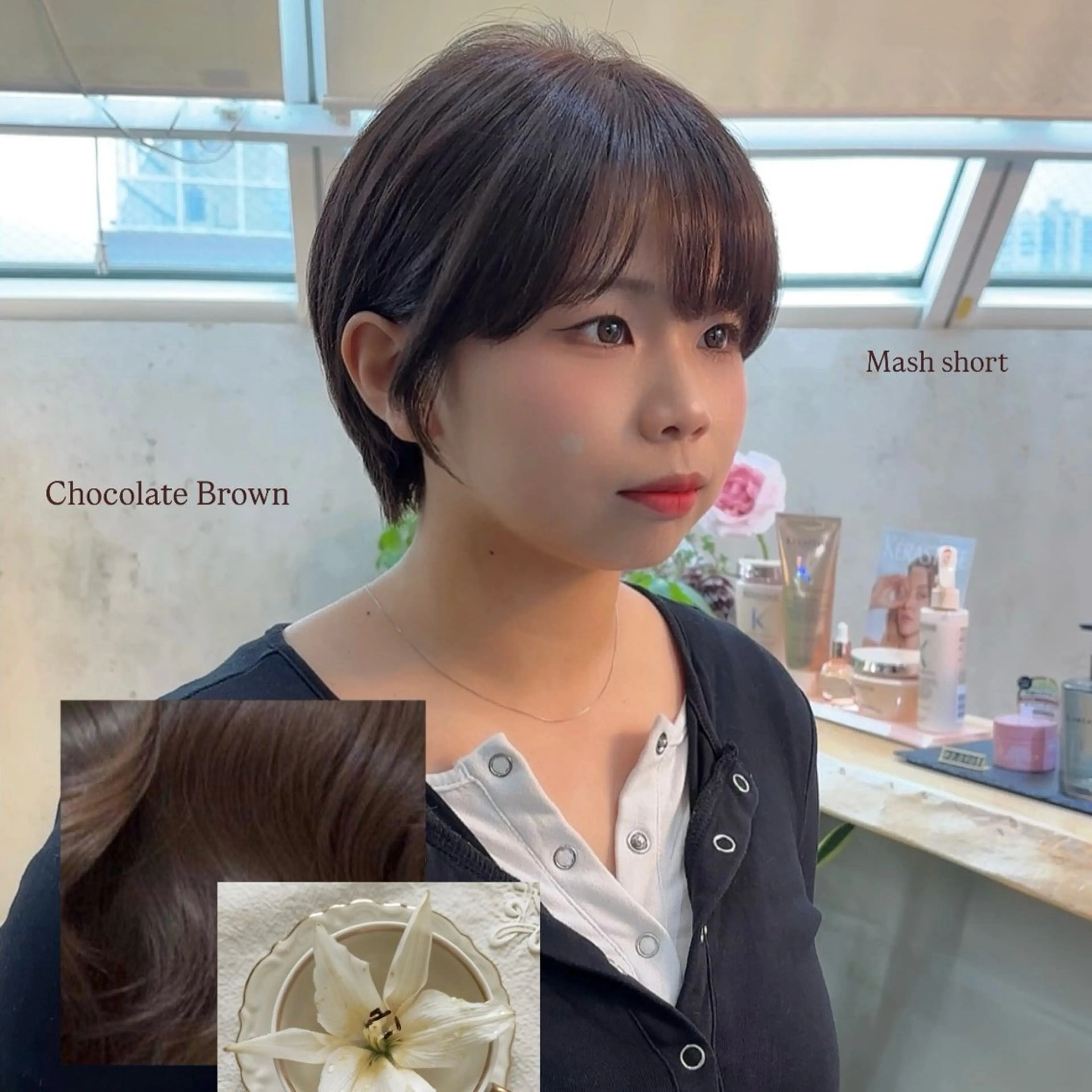 ショート カット ヘアカラー トリートメント 透明感ショート/ボブ ×似合わせ♥️マリンのヘアスタイル