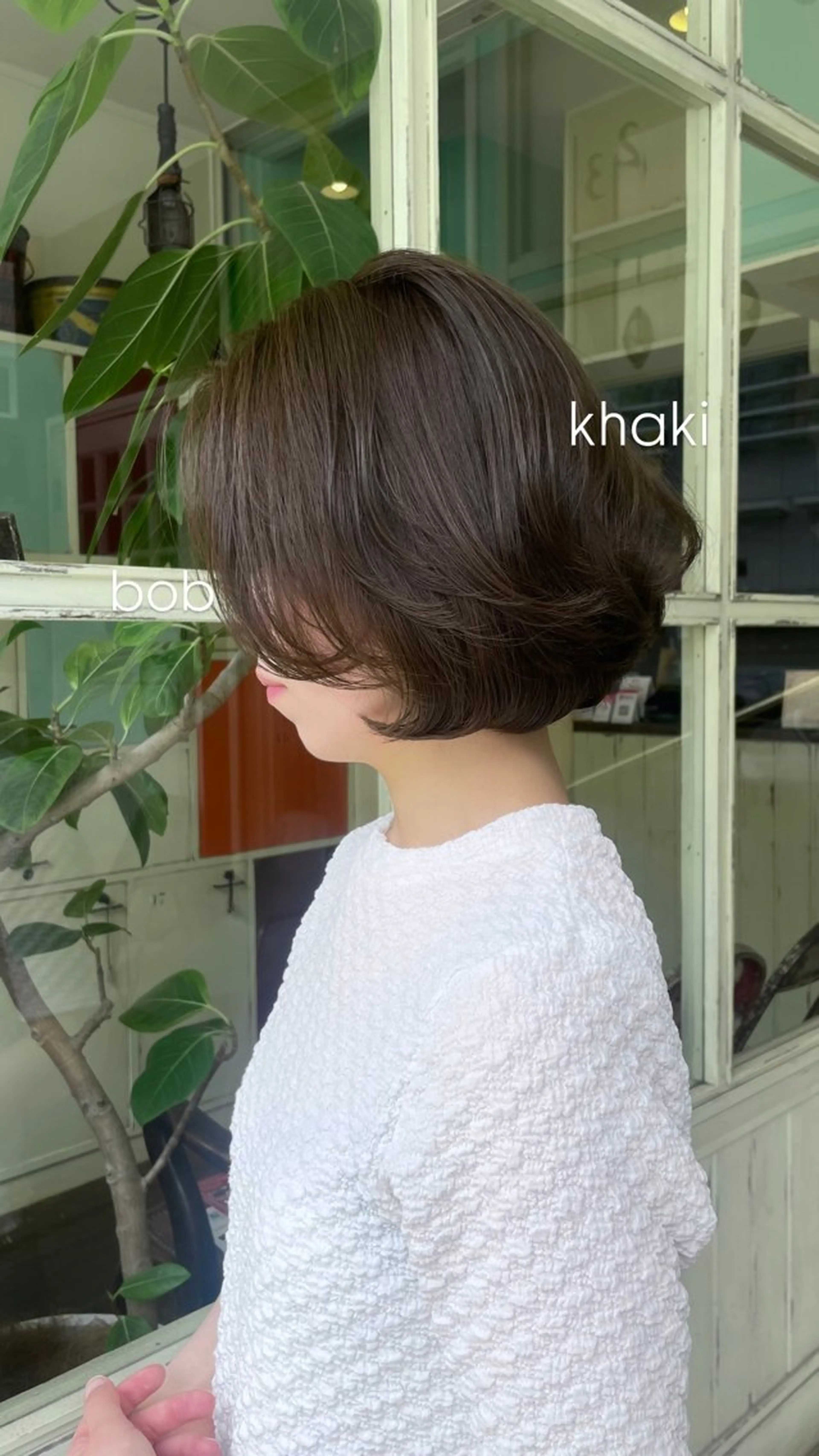 ミディアム カラー ミディアムパーマ カット パーマ トリートメント sourire  西大分所属・Sourire西大分 ☘️いけだ　あおいのヘアスタイル